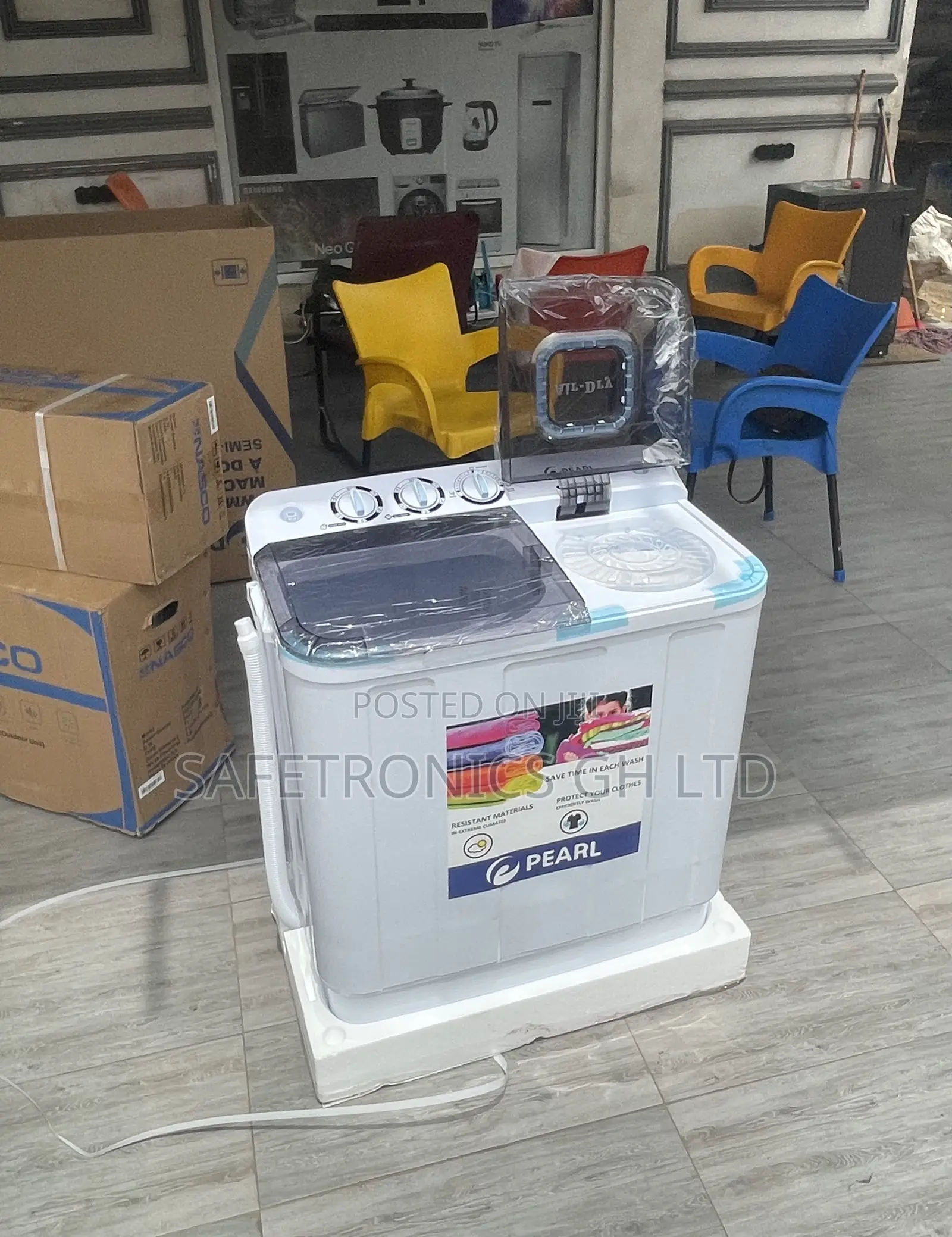 Electric 7kg Topload Semiautomatic Pearl Washingmachine