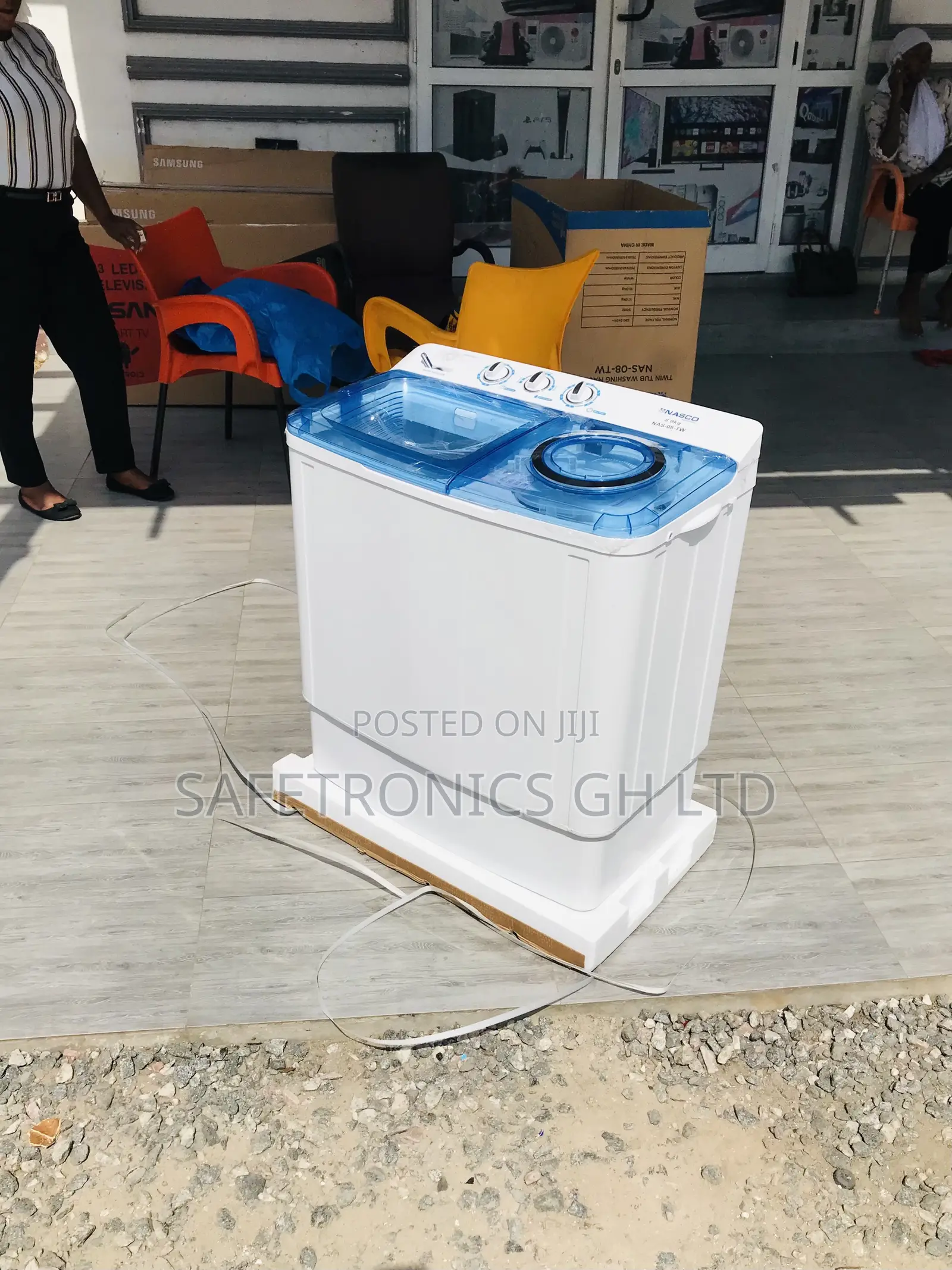 Durable Topload 11kg Semiautomatic Nasco Washingmachine