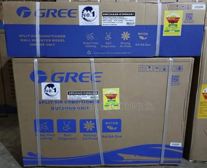 U-Type Inner Groove Copper Pipe 2.5hp GREE Premium AC