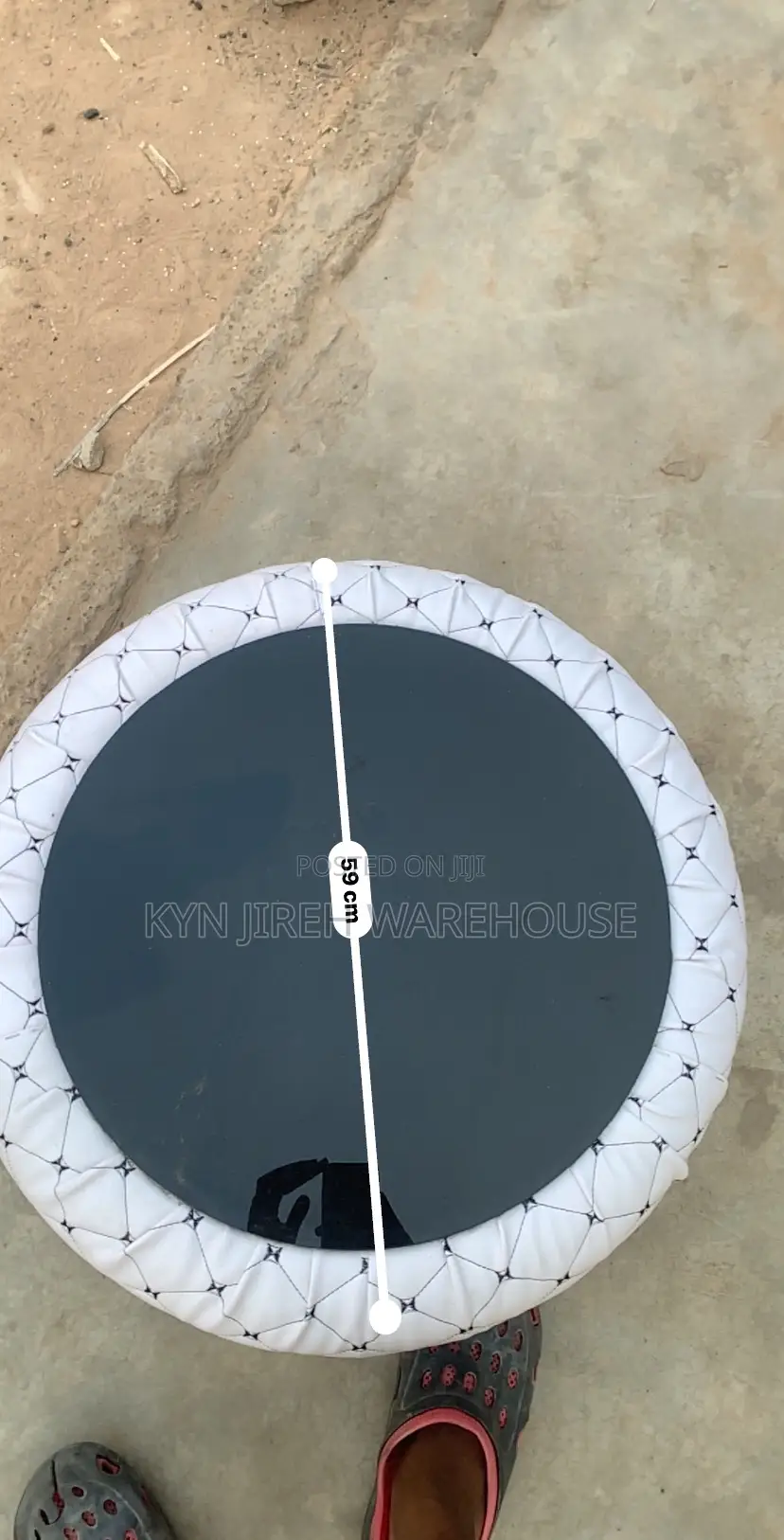 Center Table White Color Medium