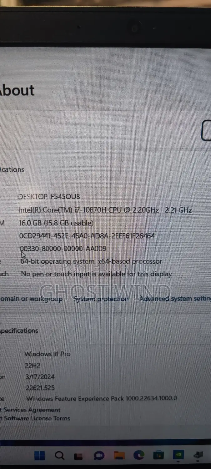 Laptop Dell G5 16GB Intel Core I7 SSD 512GB