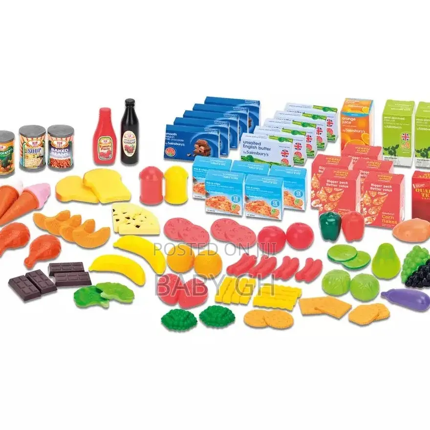 Chad Valley 120pcs Play Food Set 3+