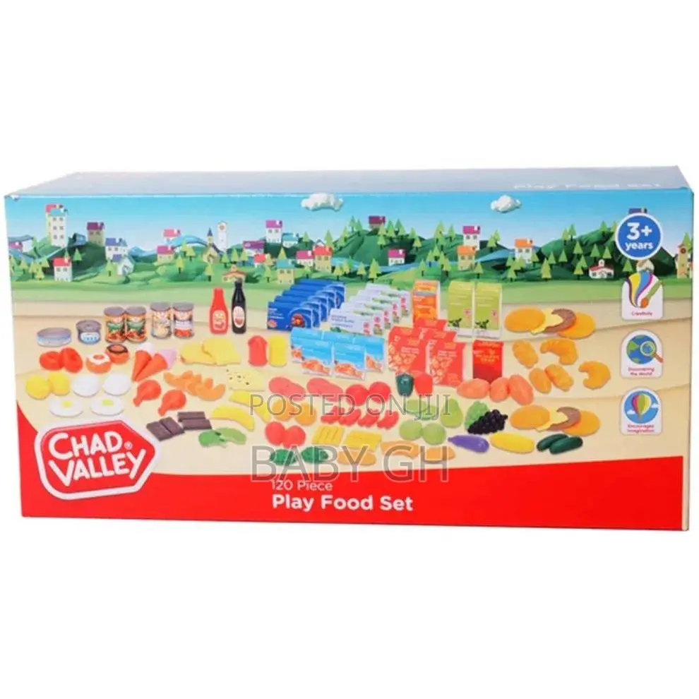 Chad Valley 120pcs Play Food Set 3+