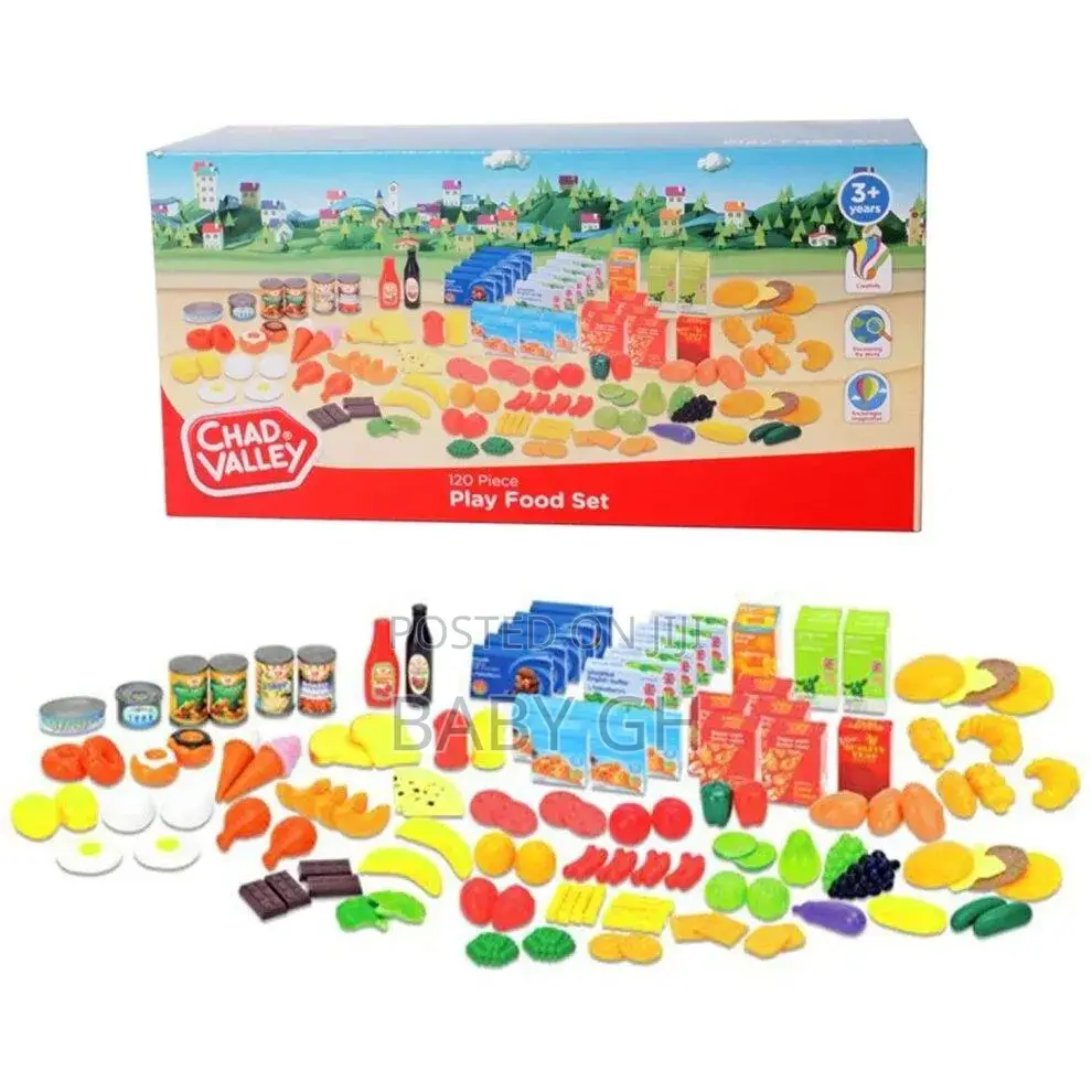 Chad Valley 120pcs Play Food Set 3+
