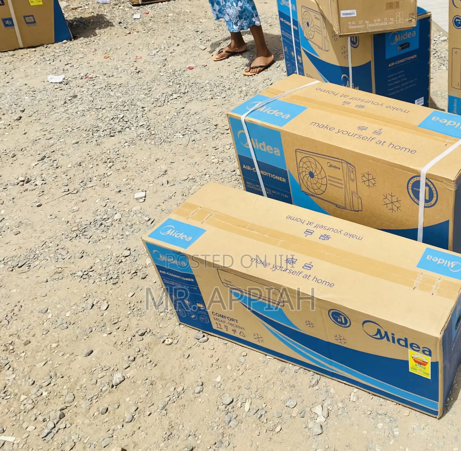 Sealed in Box Midea 2.5hp Split Type Electric Ac(White)