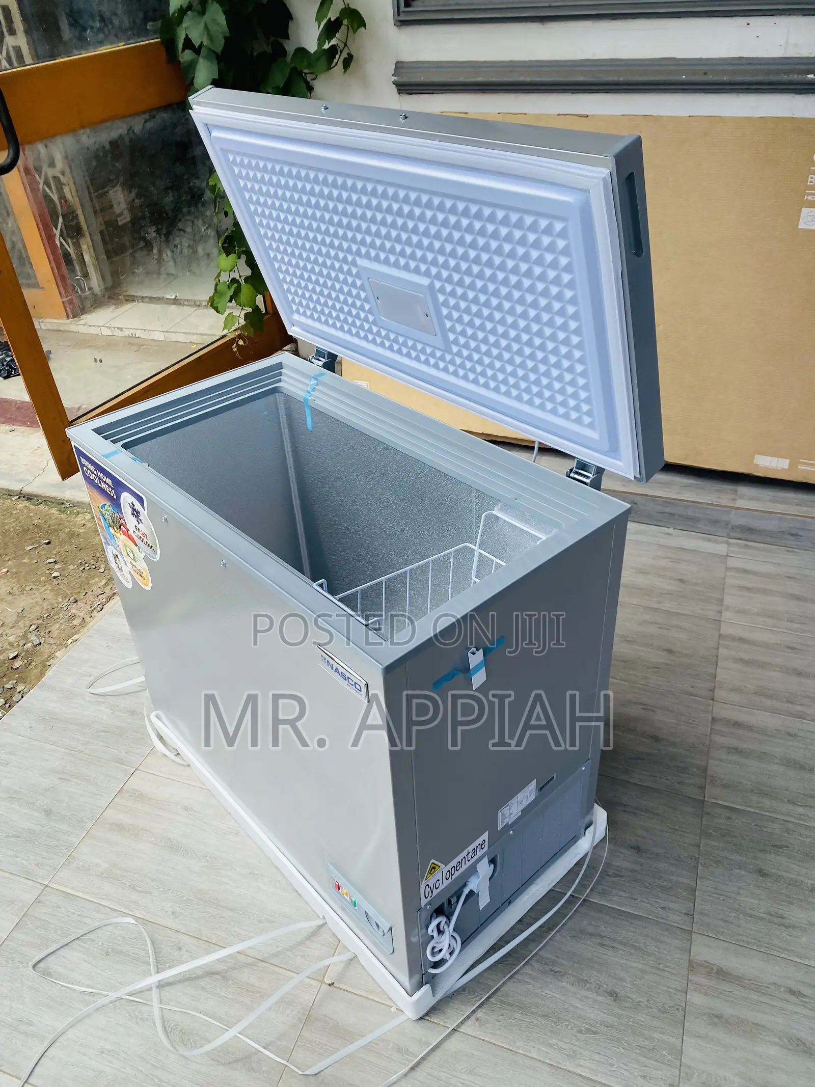 Authentic Nasco Single Door Chest Freezer Nas 250(Gray).