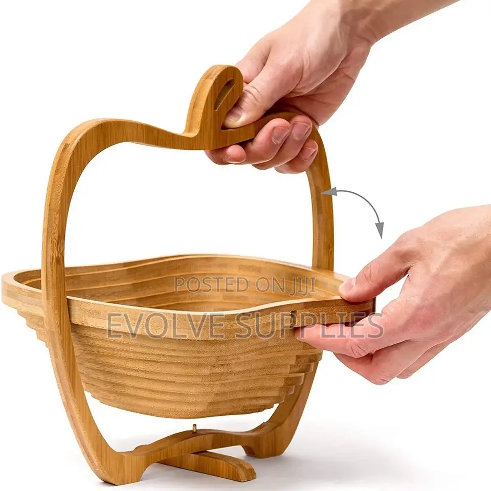 Foldable Bamboo Basket