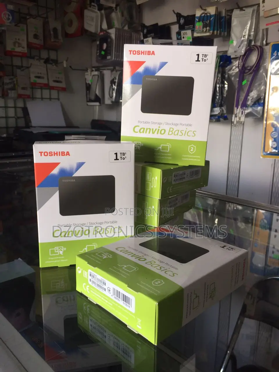 1tb Toshiba Canvio Basics Usb 3.0 External Hard Drive