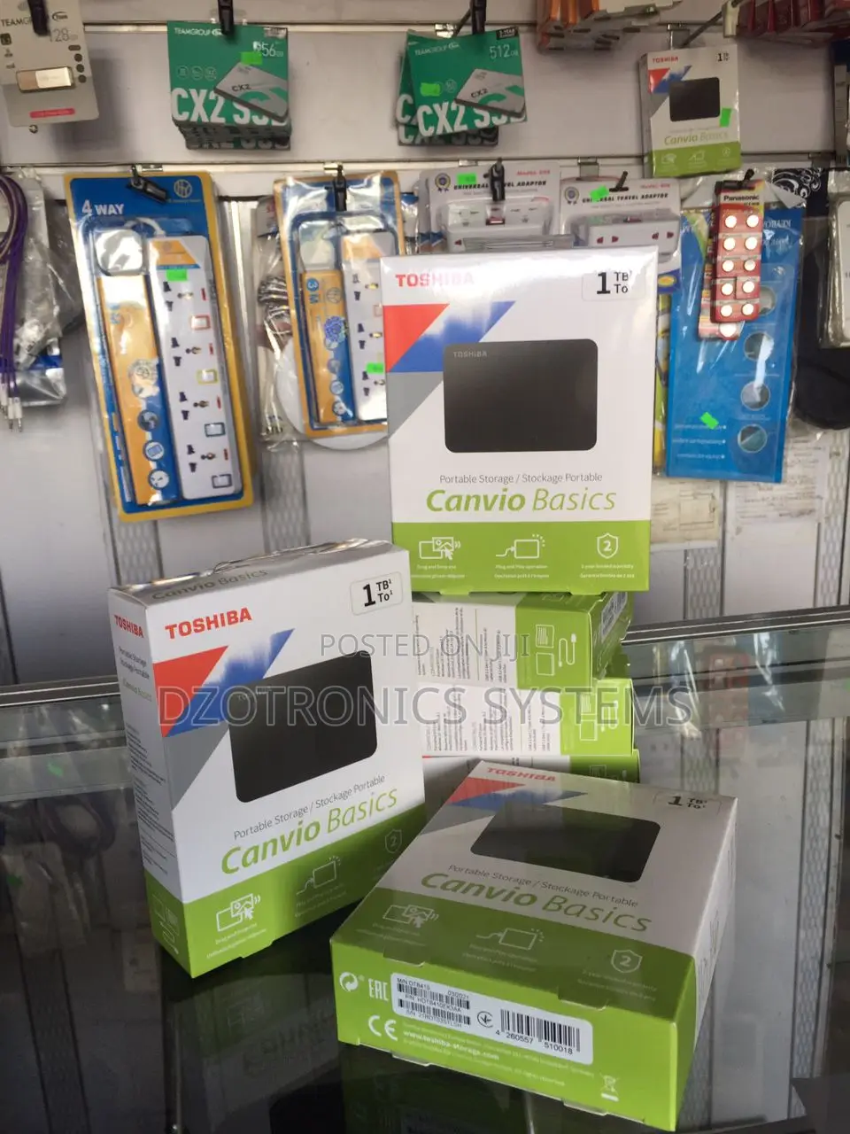 1tb Toshiba Canvio Basics Usb 3.0 External Hard Drive