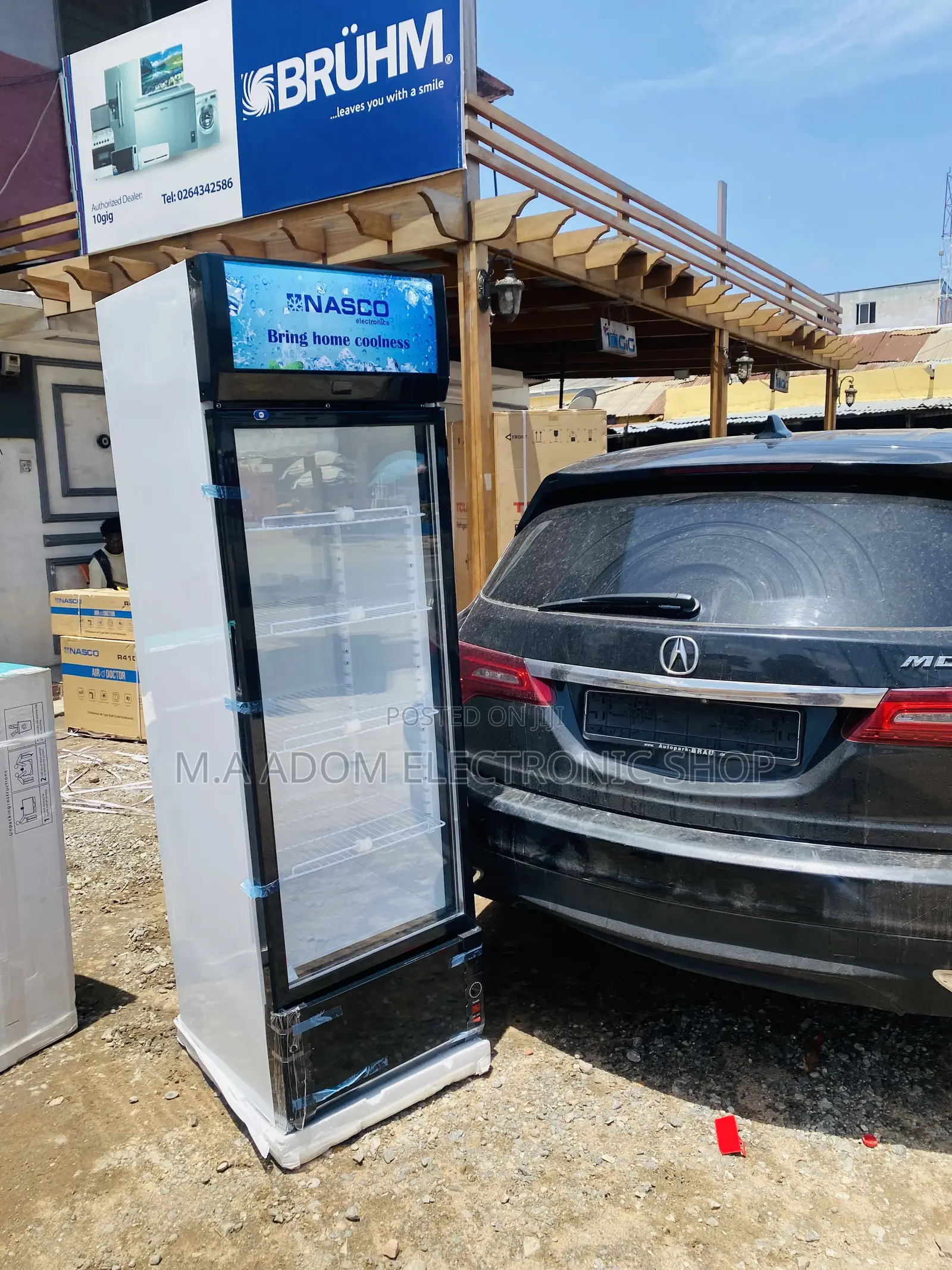 Fresh in Box Nasco Single Door Display Fridge Nasfl360-1dr.