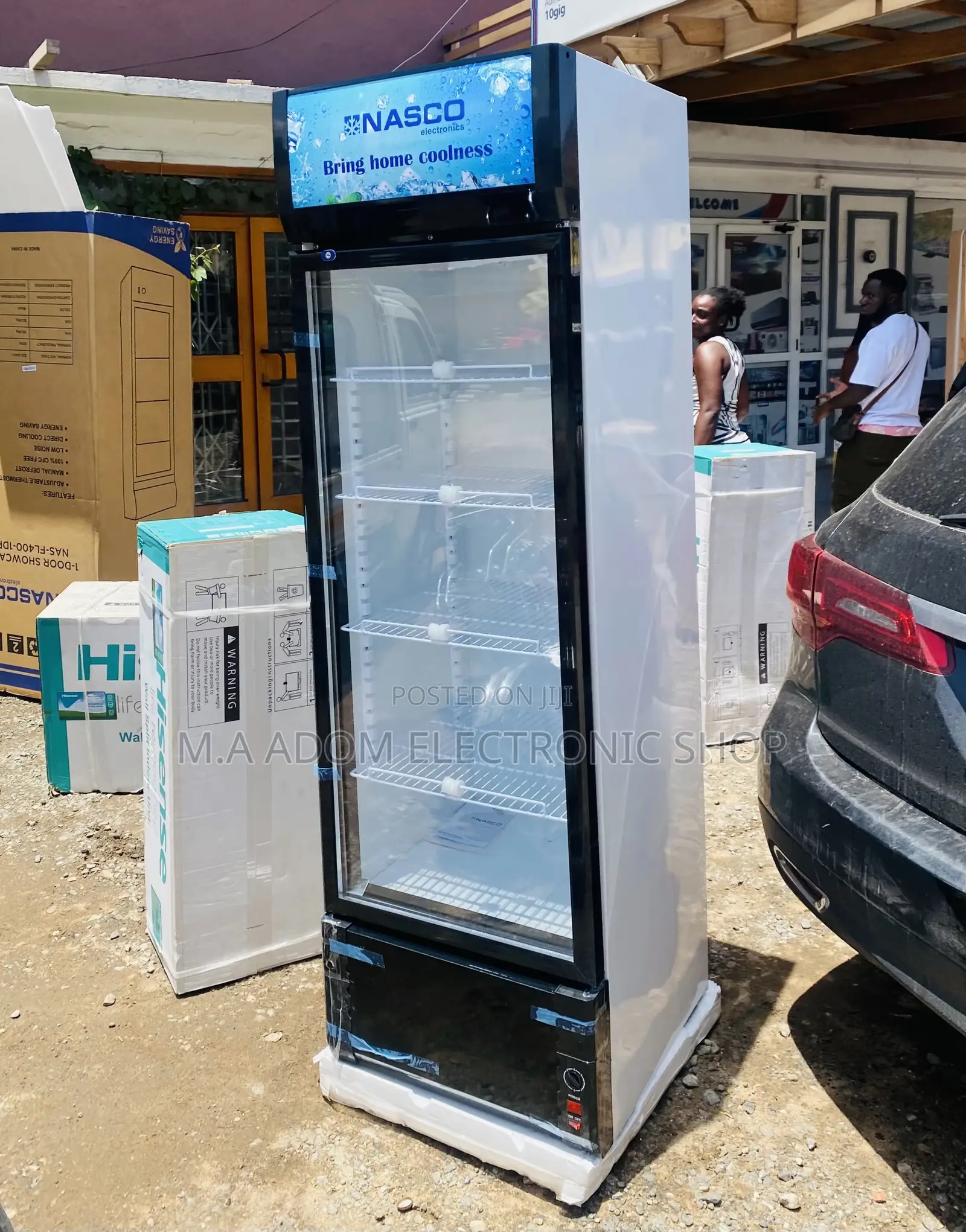 Affordable Nasco Single Door Display Fridge Nasfl360-1dr.