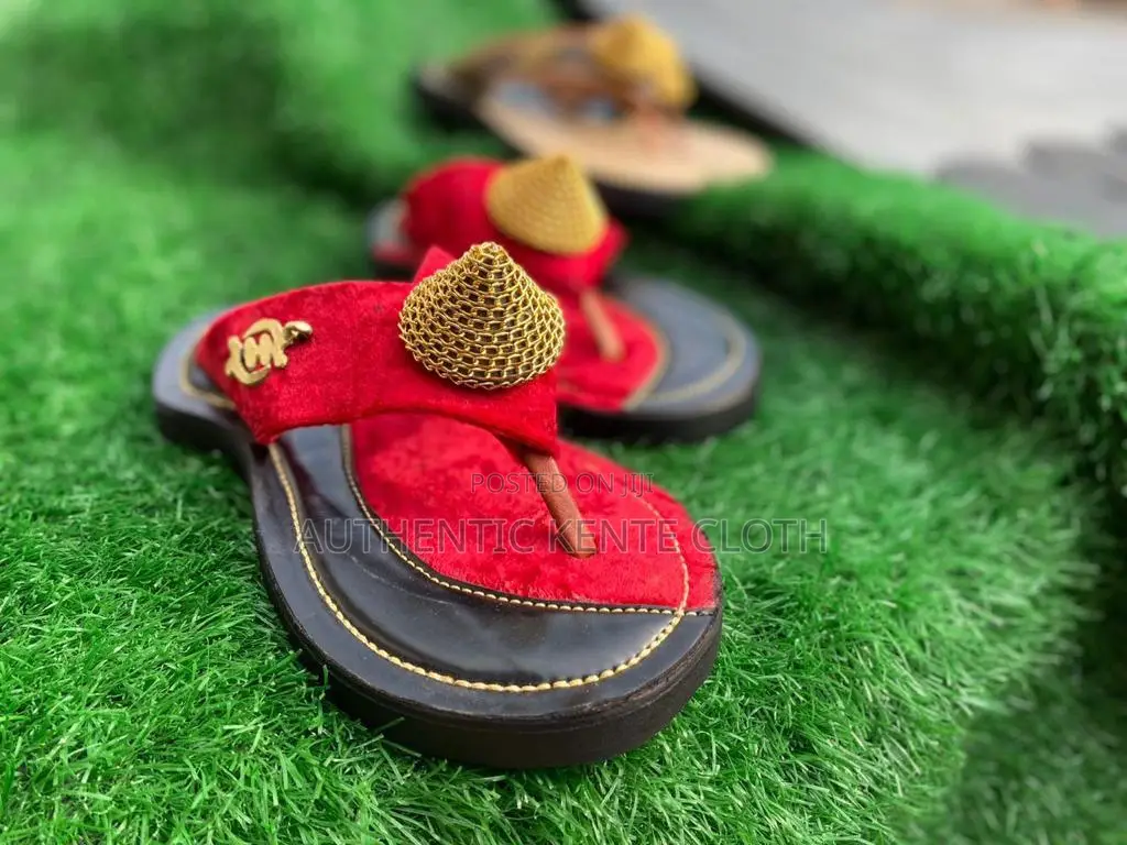 Brand New Native Ahenema Slippers for Queens and Kings