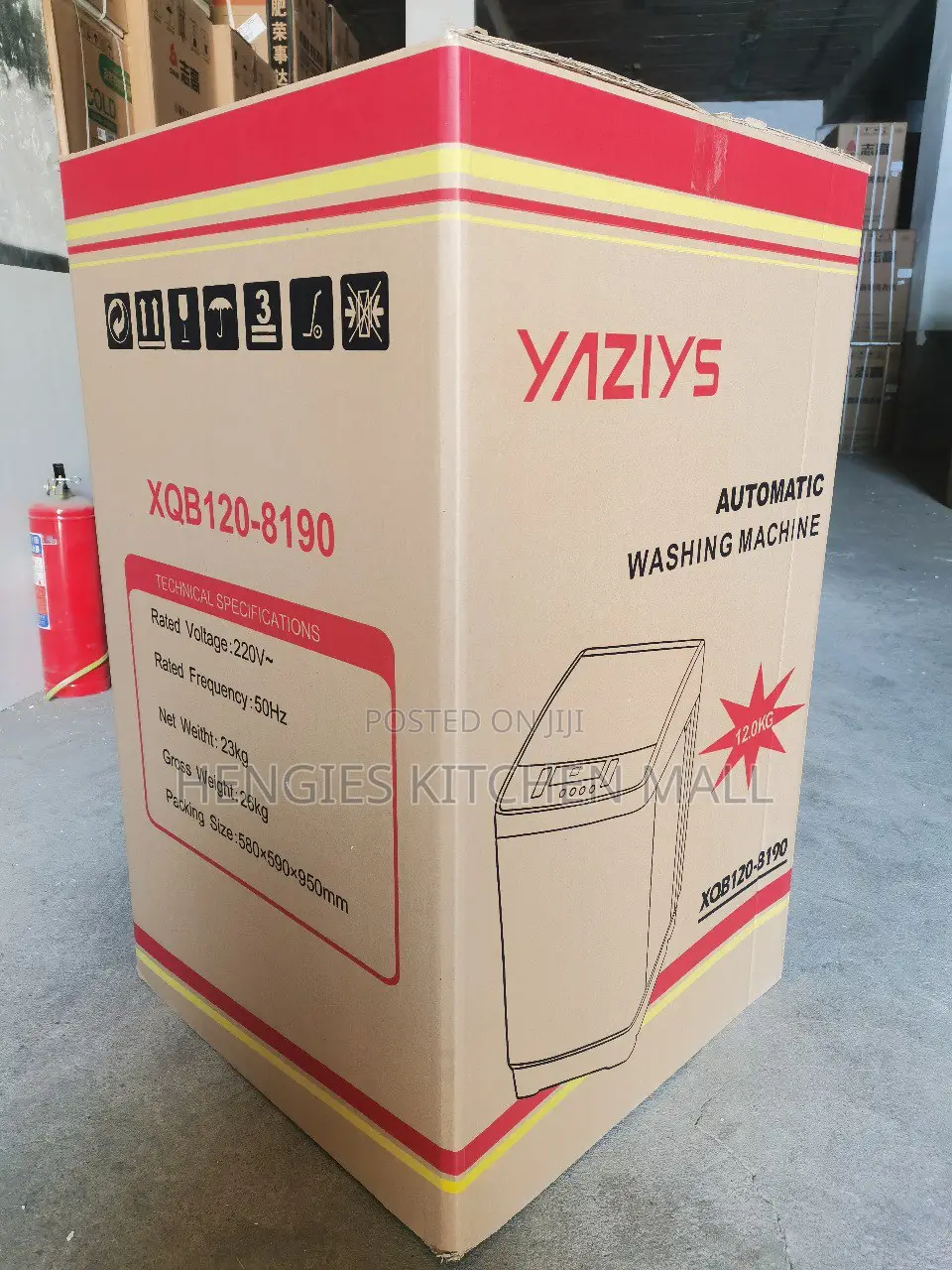 12kg Fully Automatic Washing Machine (Wash and Dry)
