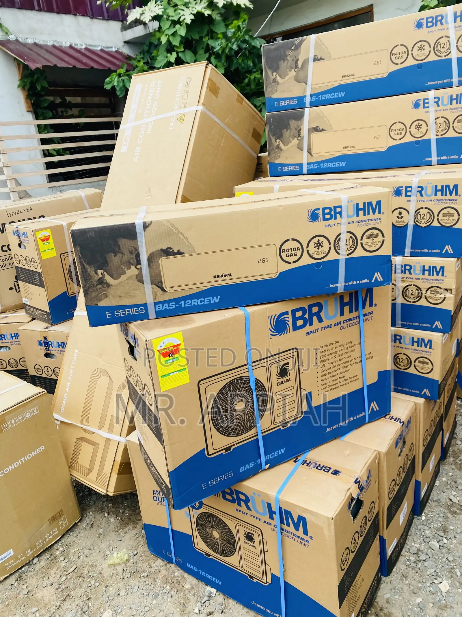 Latest 2.5hp Bruhm Split Type Inverter Electric Ac(White).