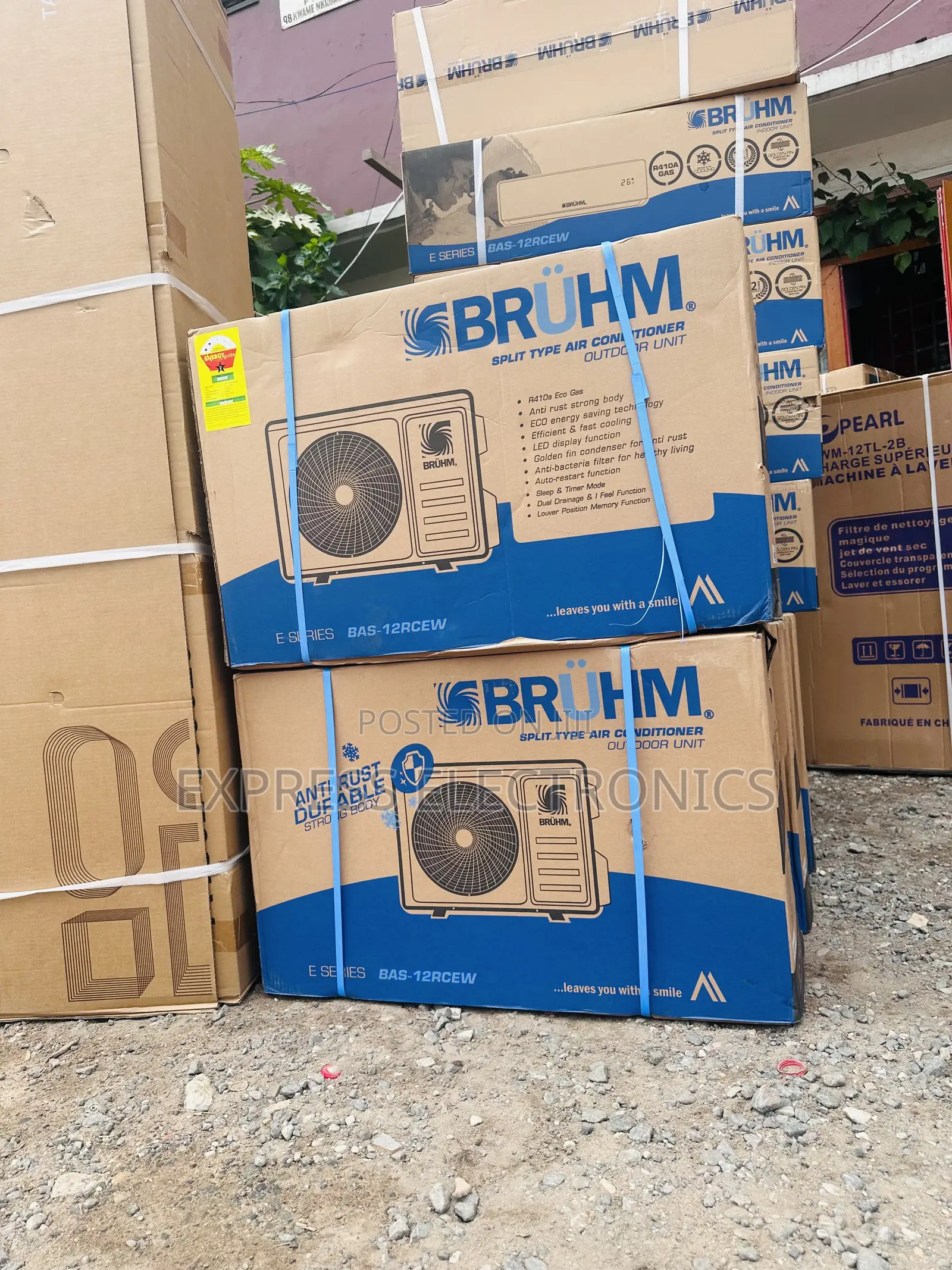 Call for Bruhm 1.5hp Split R410 Gas White.