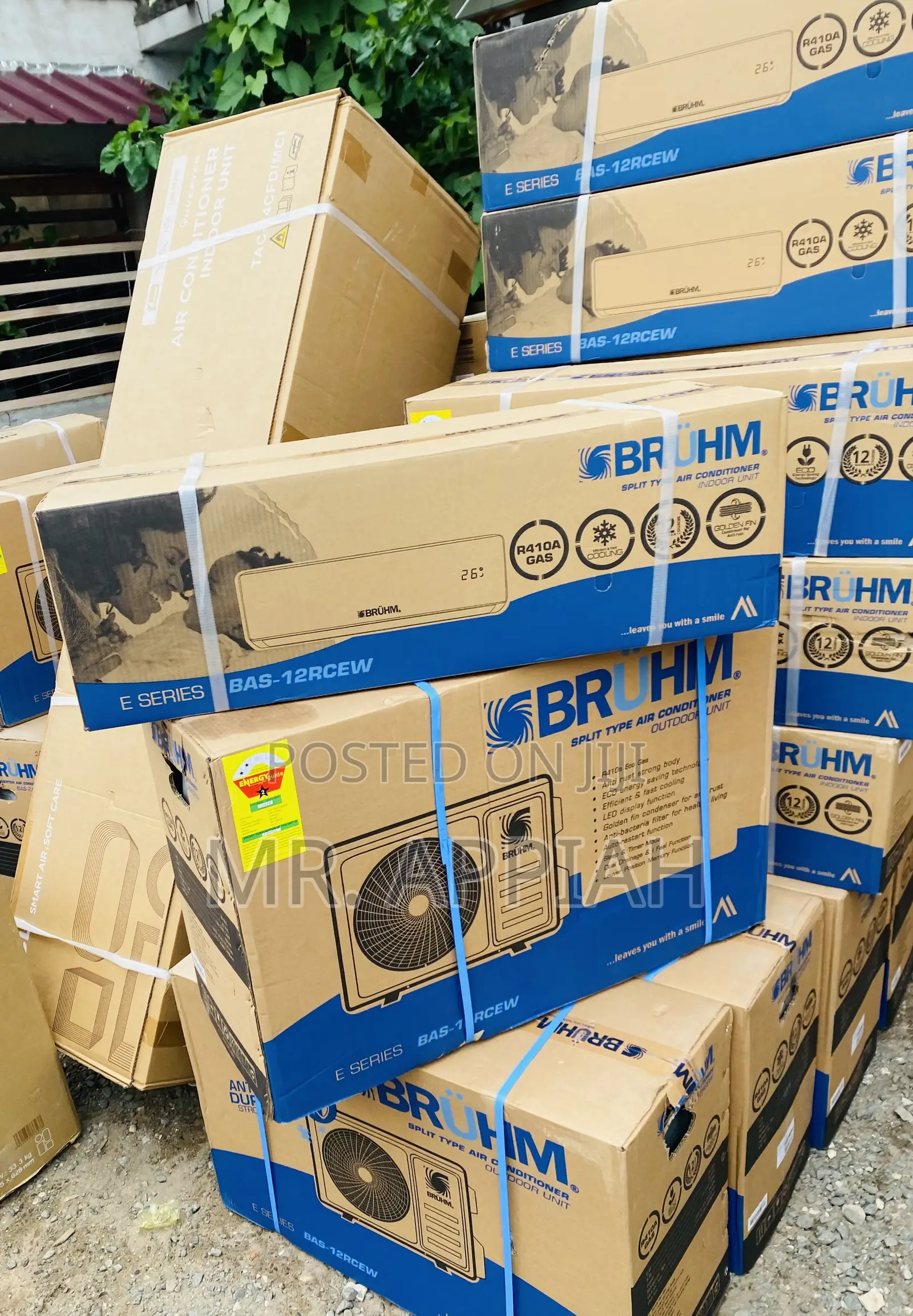 Shop Bruhm Split Type Air Conditioner(1.5hp)White