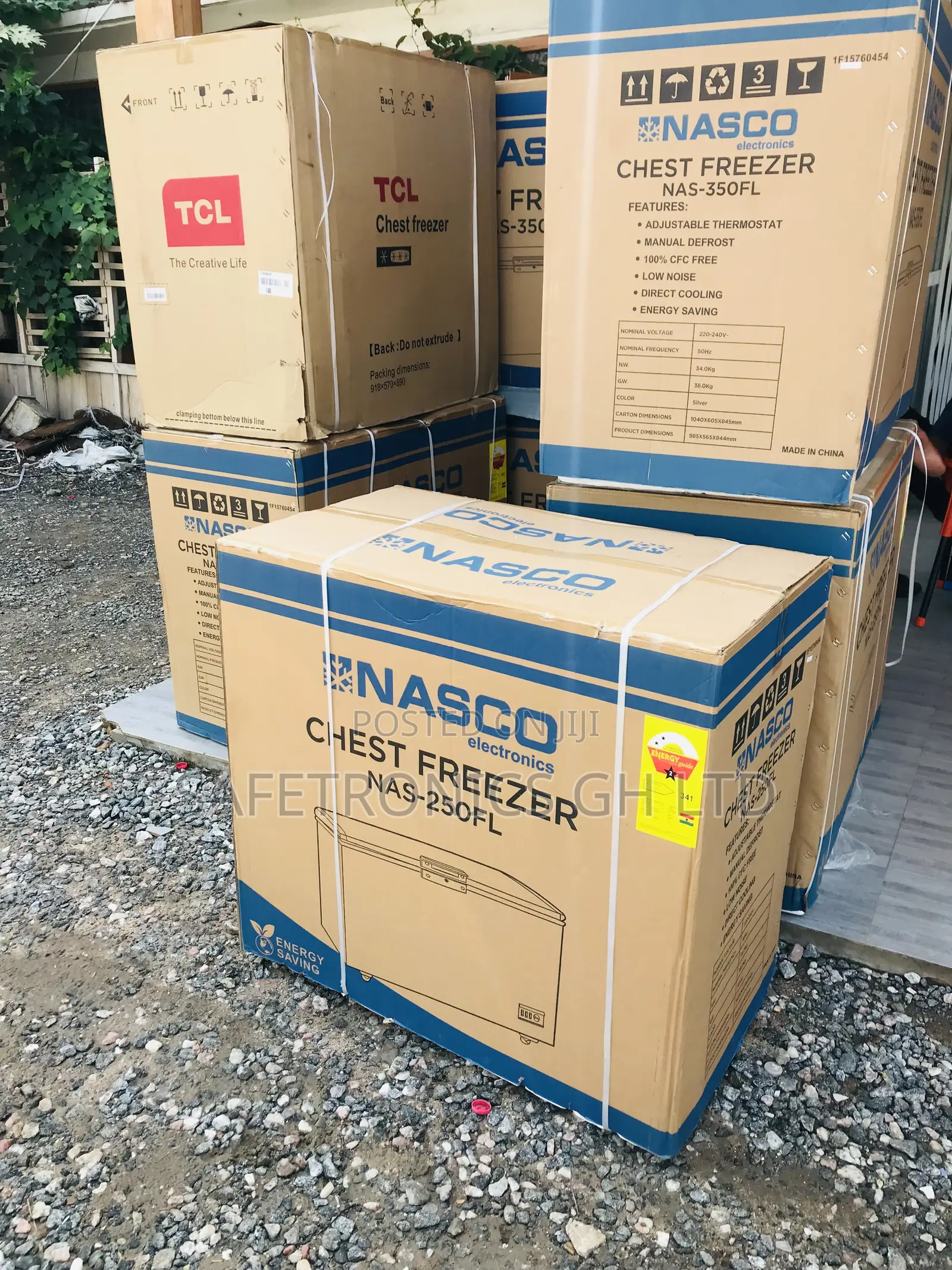 Electric Nasco Nas-250 Singledoor 200 Liters Chestfreezer