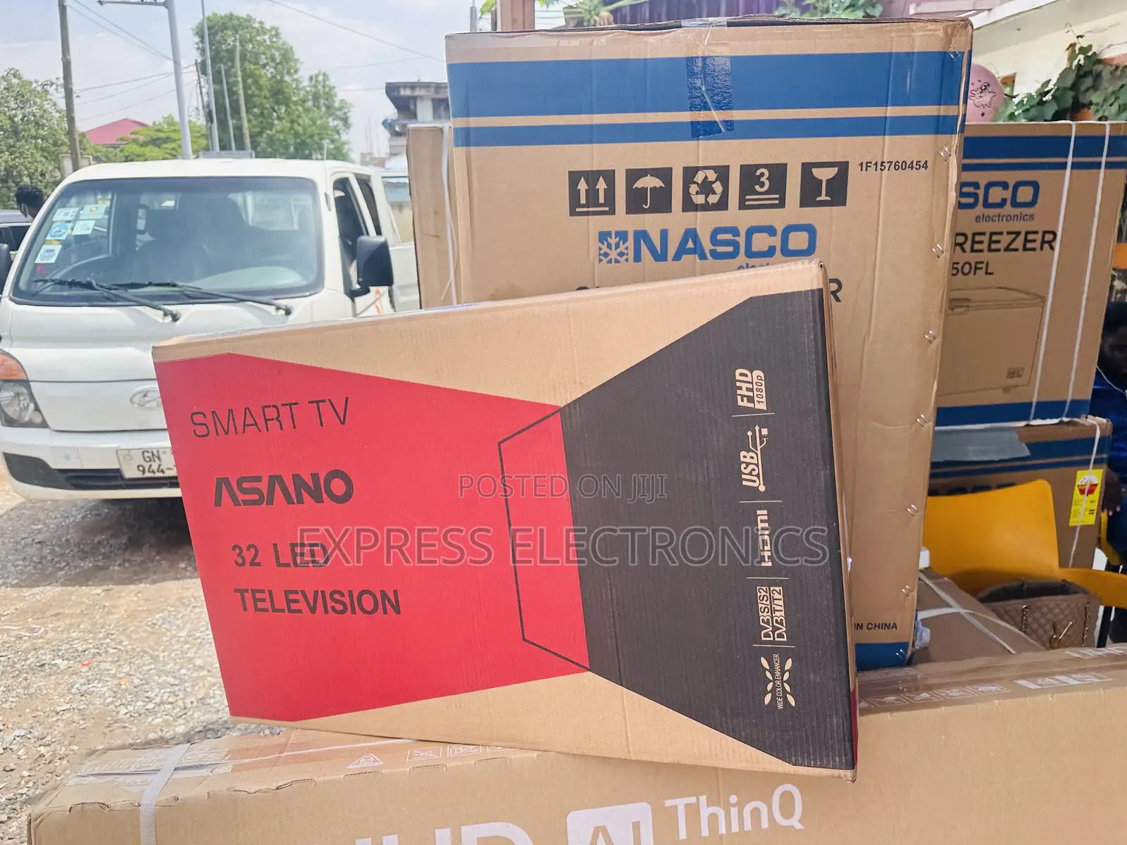 Asano 32” FHD Smart Satellite  Digital Tv.