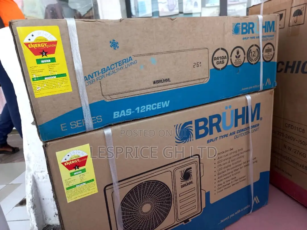 Bruhm 1.5hp White Panel Air Conditioner