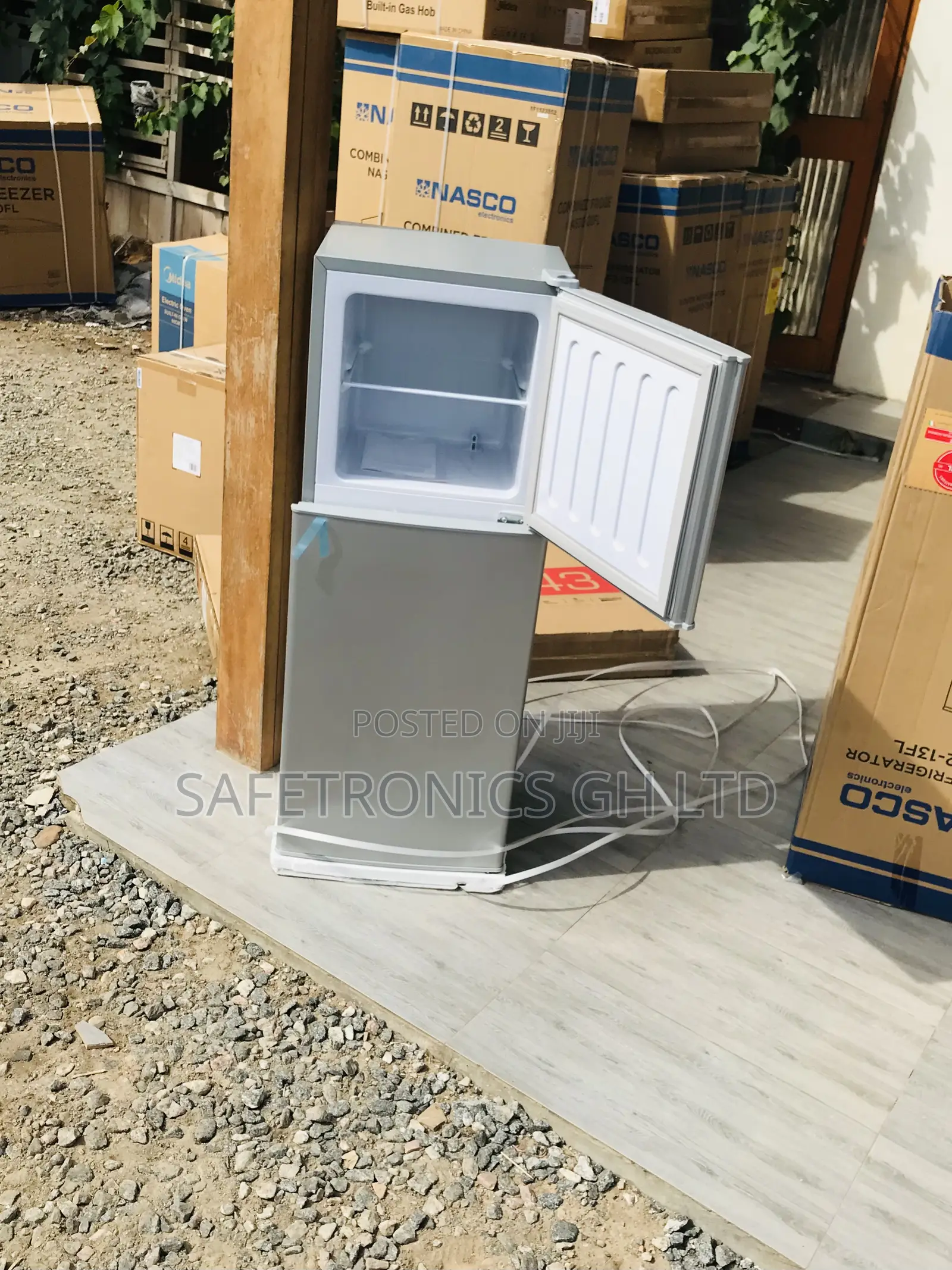 Gray Topfreezer Doubledoor Nasf2-13fl Nasco Fridge