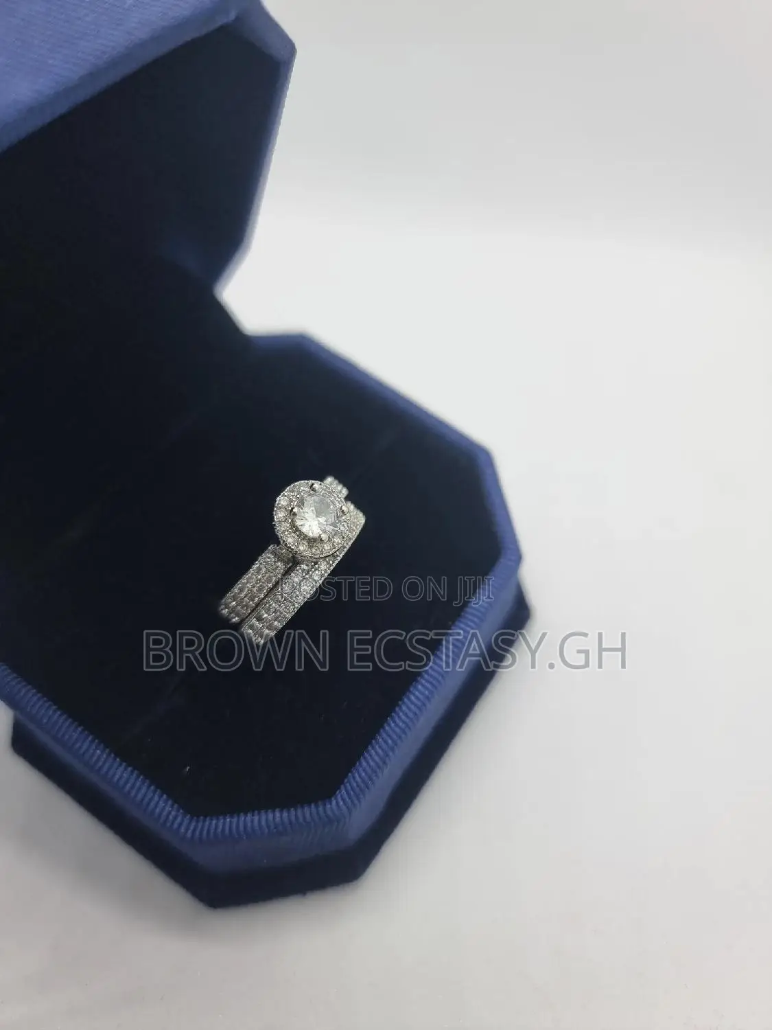 Two Piece Wedding and Engagement Ring