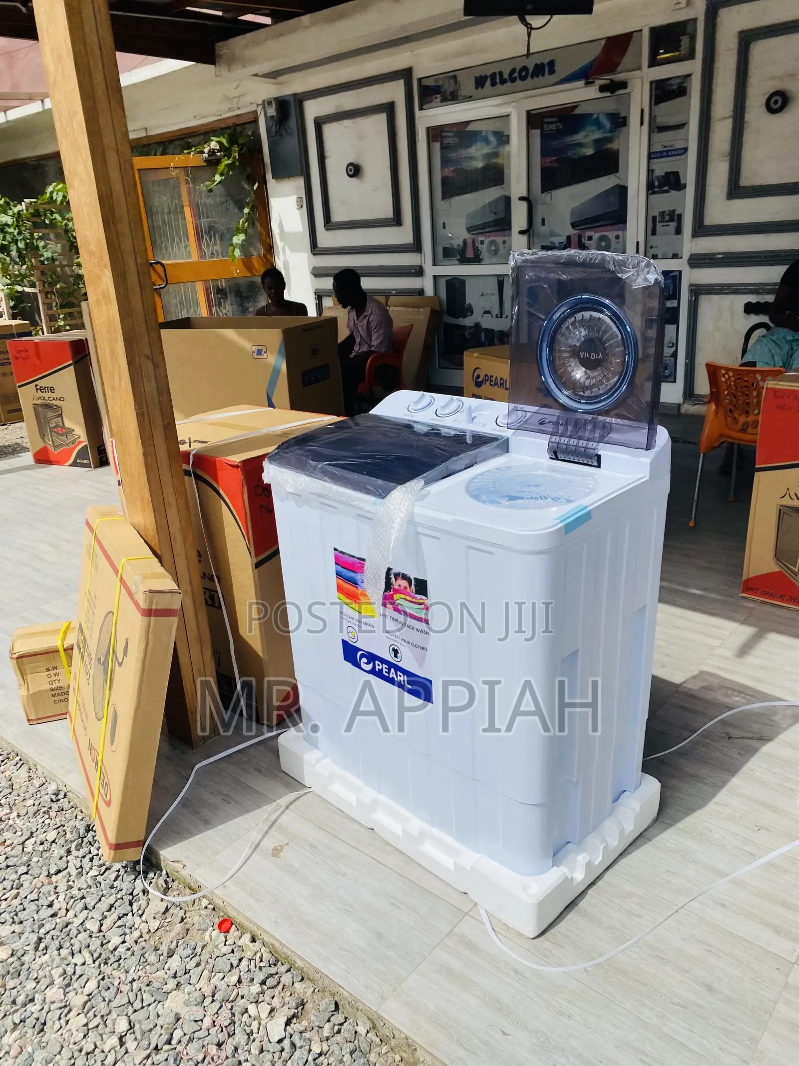 Fabulous 12kg Pearl Semi-Automaticwashing Machine(Spin/Dry)