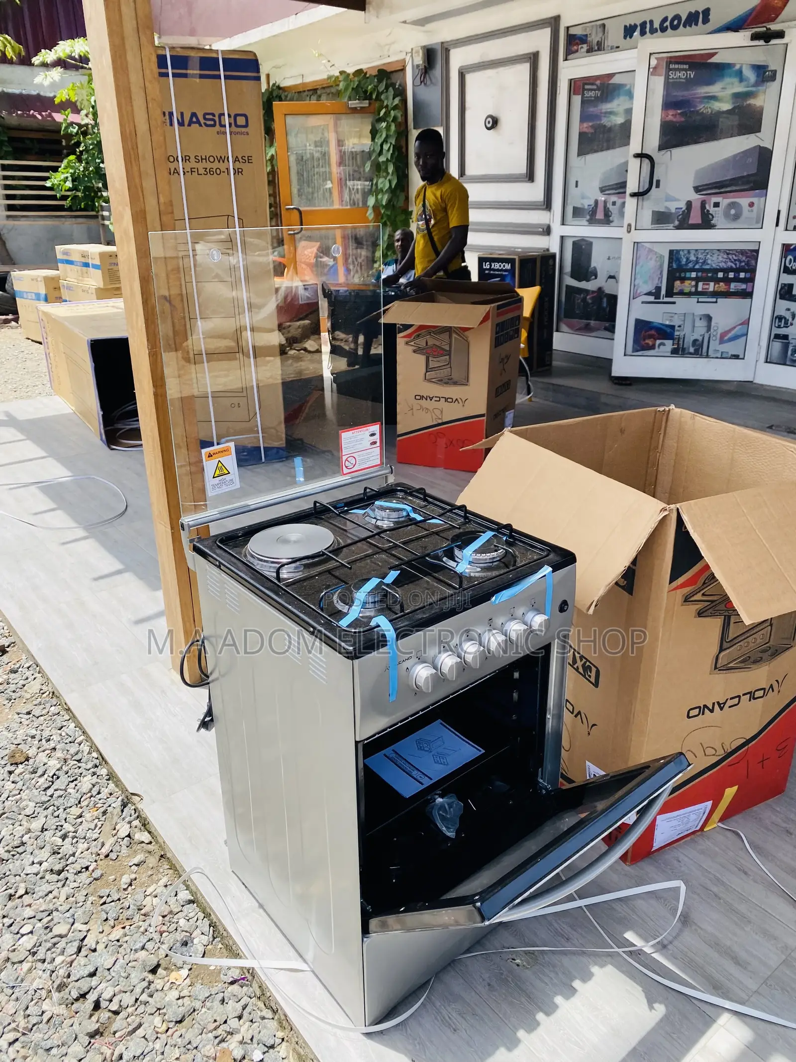Purchase Authentic Volcano 3 Gas + 1 Electric Burner.