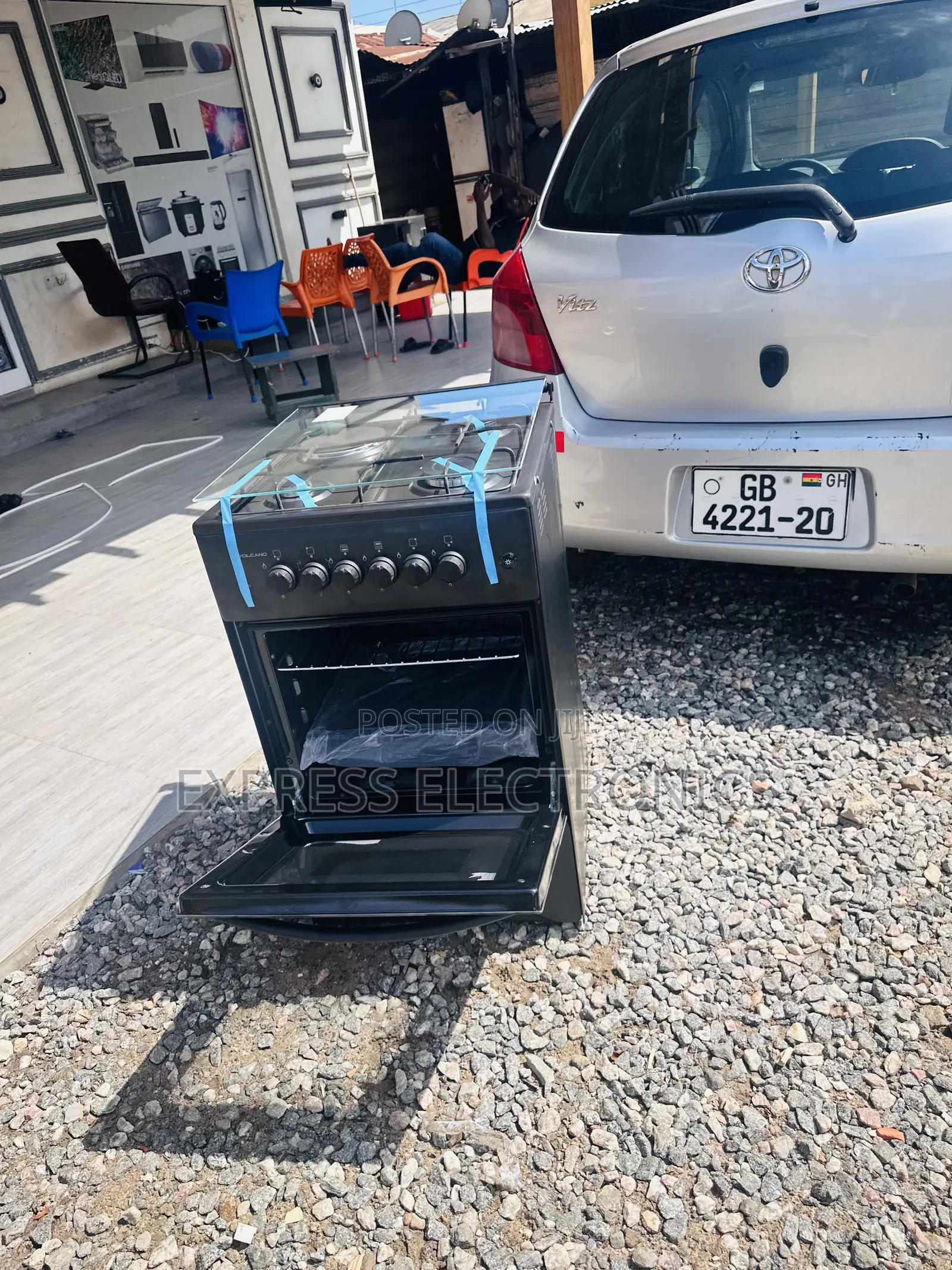 Shop for Black Gas Cooker Oven 3-1 Stove Cooker