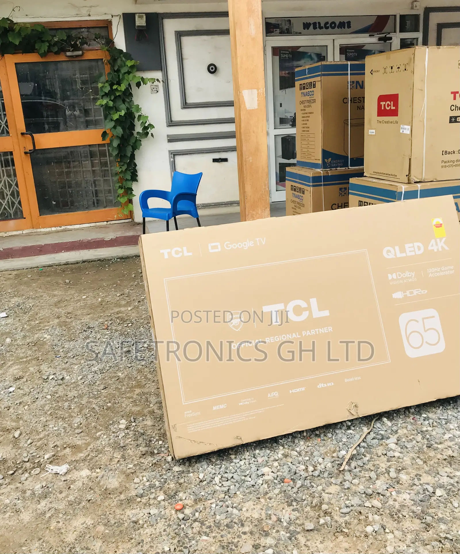C645 65 Inches Glossy Qled TCL Electric Black Smart Tv