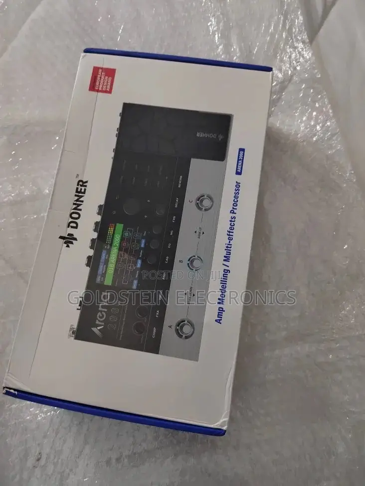 Guitar Multi-Effects Pedal Donner Arena 2000 With Bluetooth