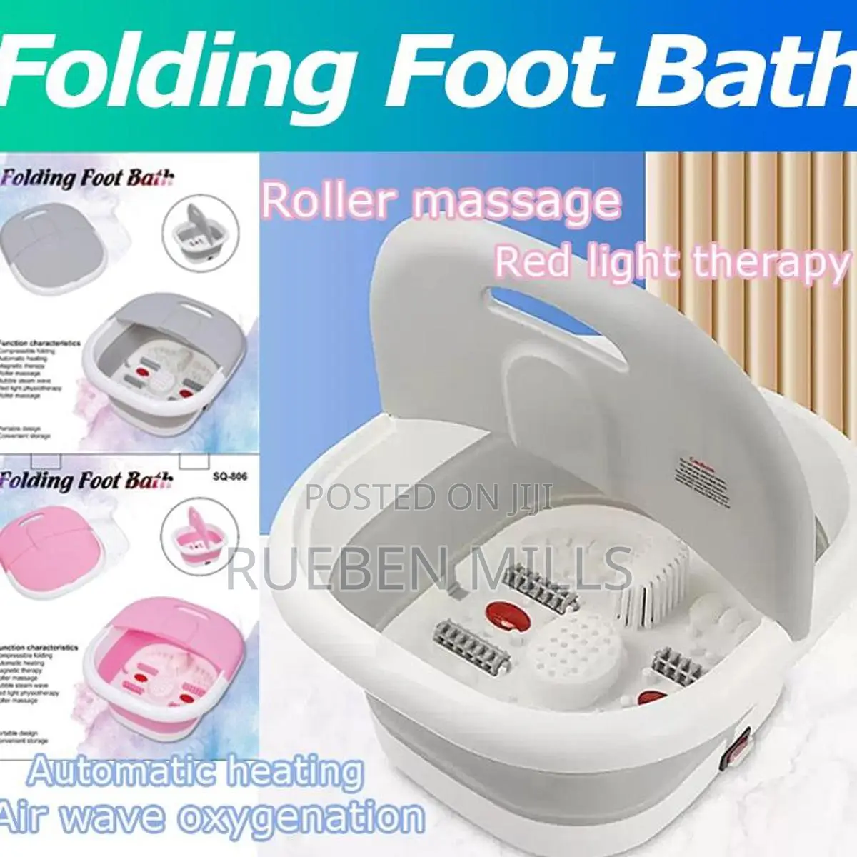 Foldable Foot Spa Bath Pedicure Bowl Basin
