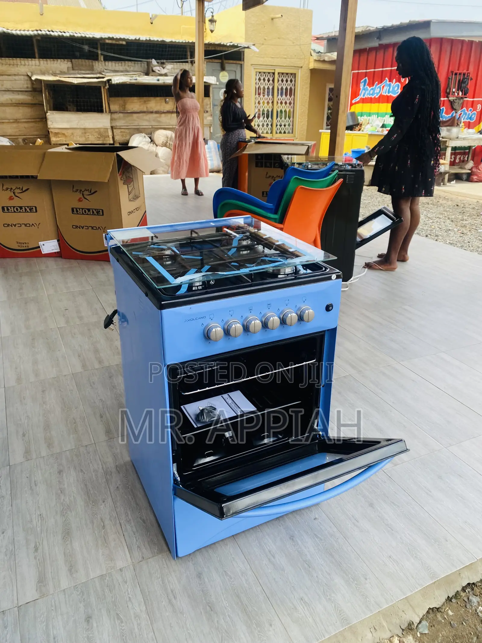 Purchase Original Oven and Grill Volcano 4 Gas Cooker(Blue)