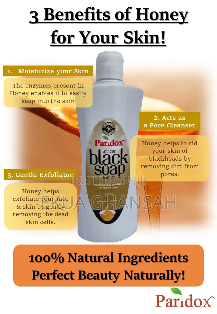 Paridox African Black Soap (Bath Gel)