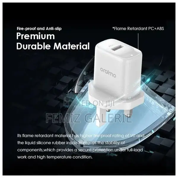 Oraimo Firefly 3 USB-A to Lightening (iPhone) Charger