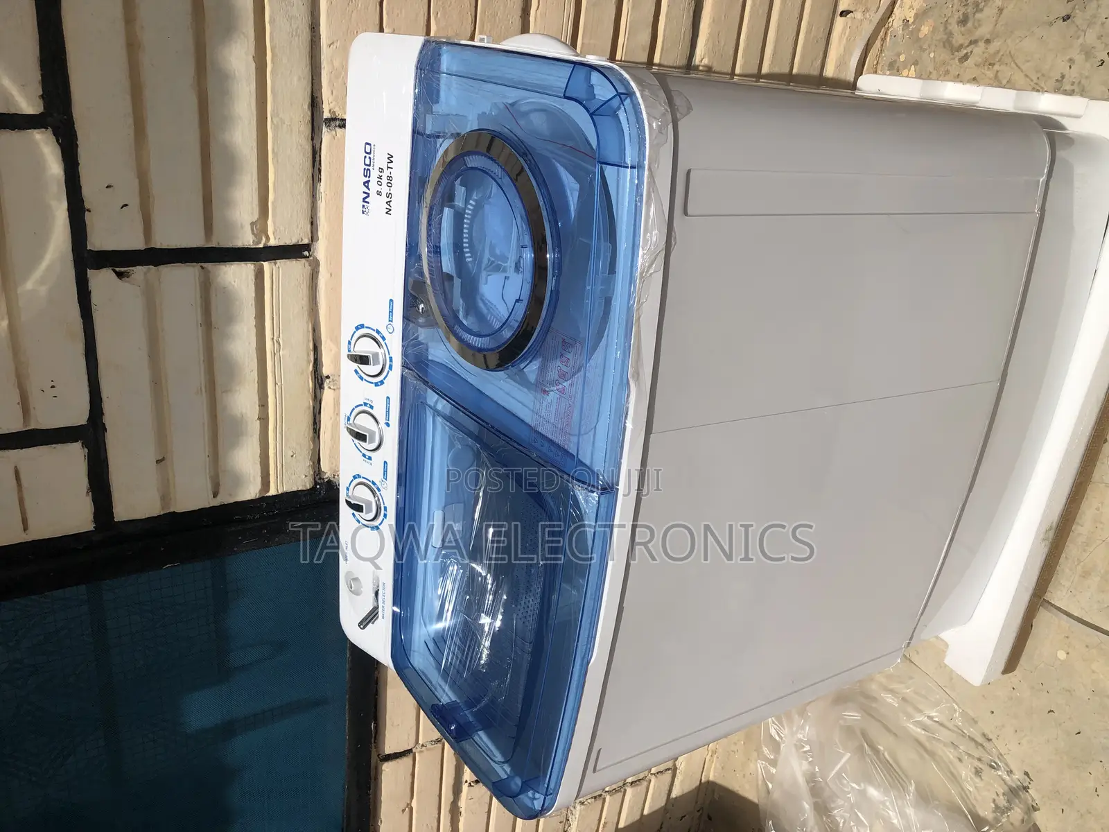 Beautiful 8kg Nasco Semi Automatic Washing Machine