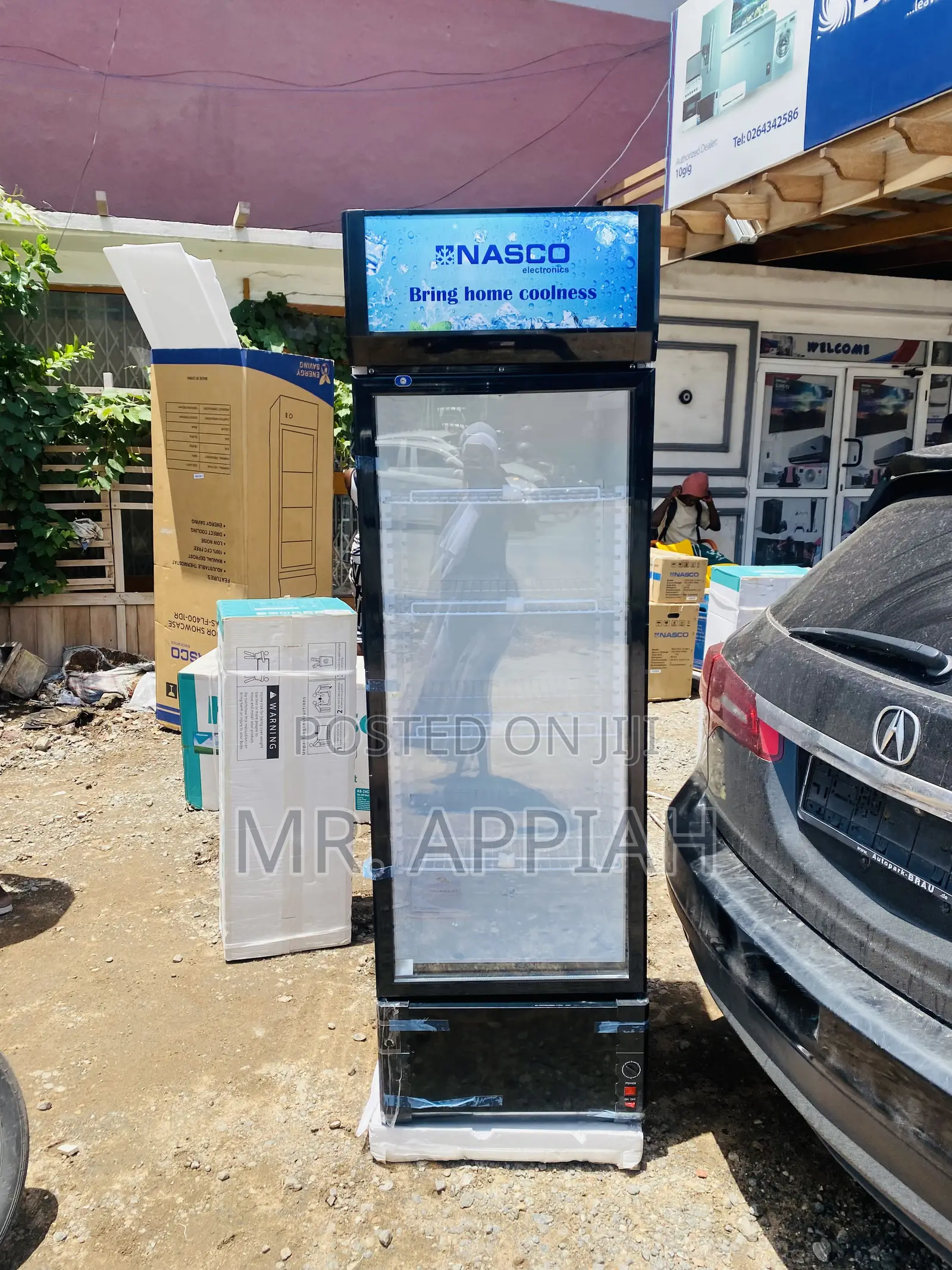 Nasco Single Door Electric Display Fridge(Nasfl360-1dr)