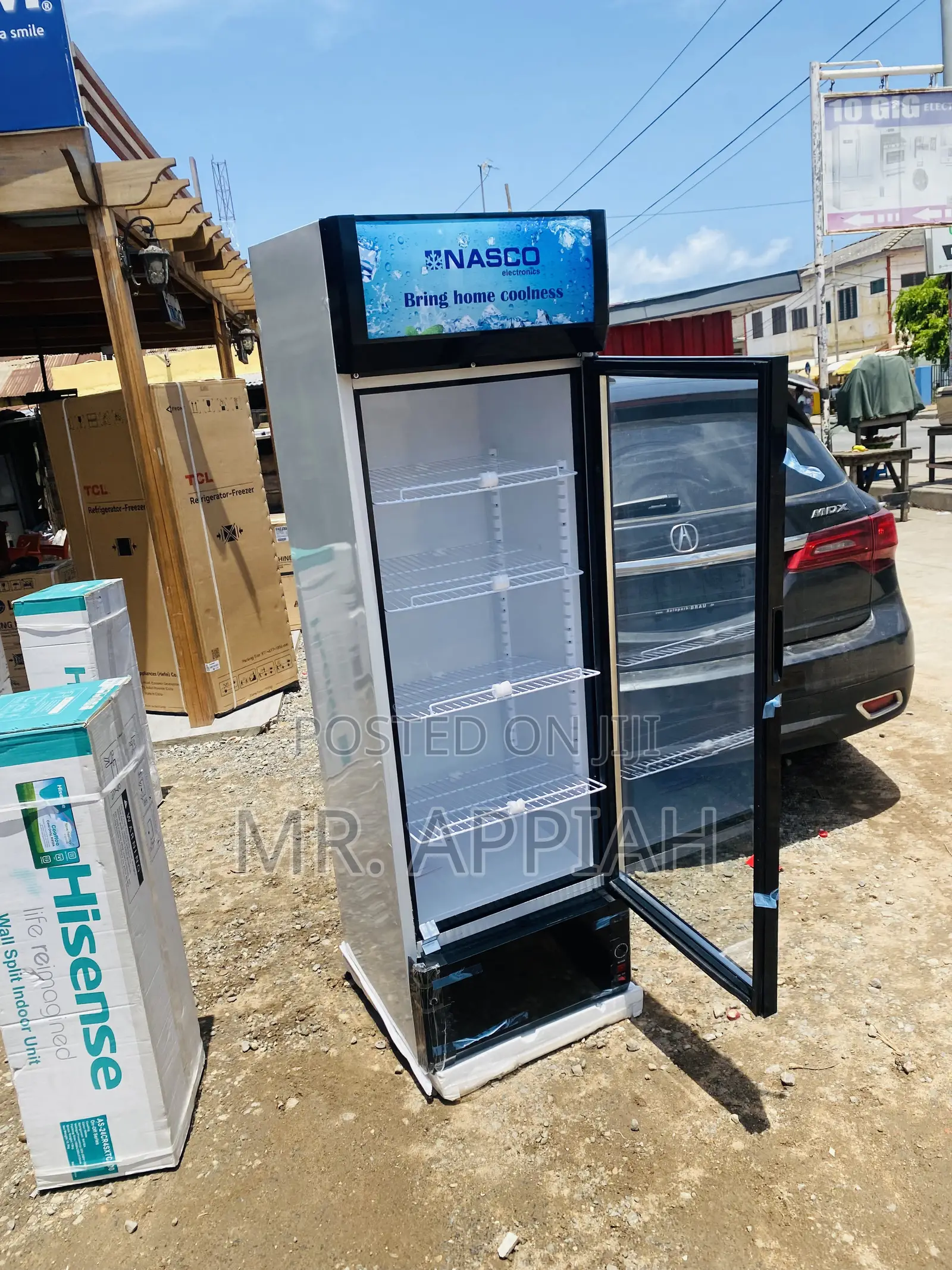 Long Lasting Nasco Electric Display Fridge Nasfl360-1dr