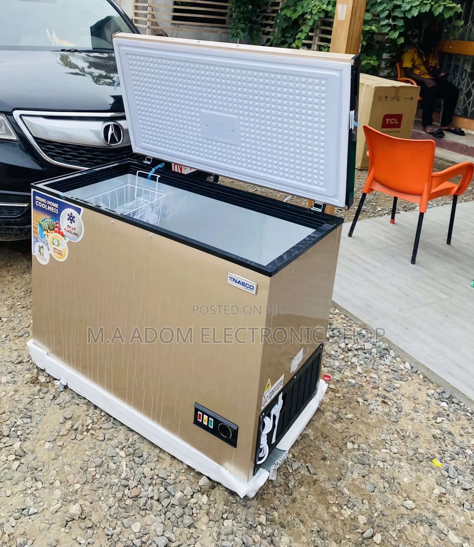 Fast Cooling Nasco Nas 350 1 Door Electric Chest Freezer