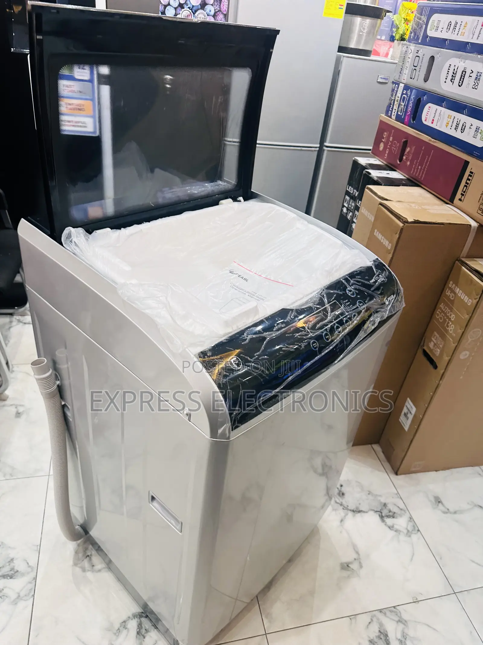Brand—- New Grey Pearl 12kg Top Load Full Automatic