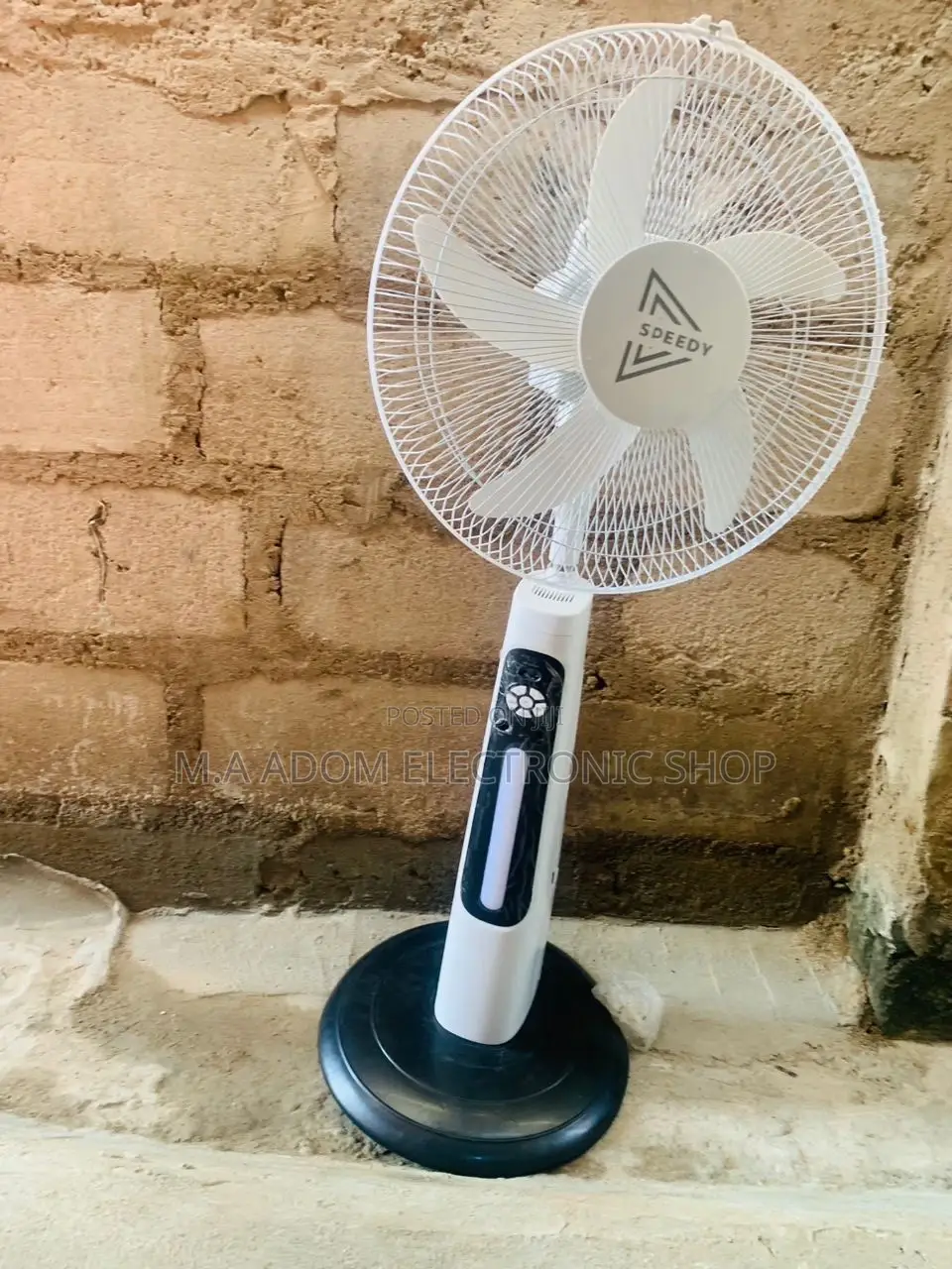Newly in Stock Speedy Rechargeable Standing Fan.