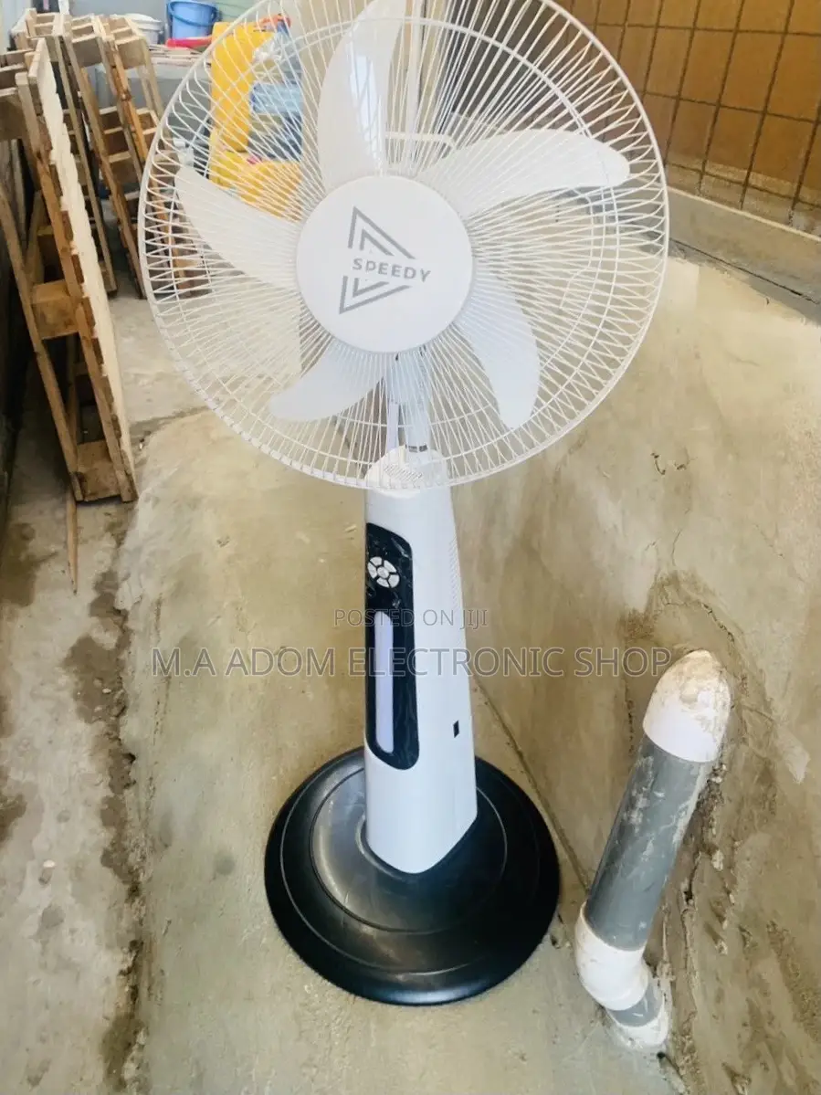 Classic Desigh Speedy Rechargeable Standing Fan.