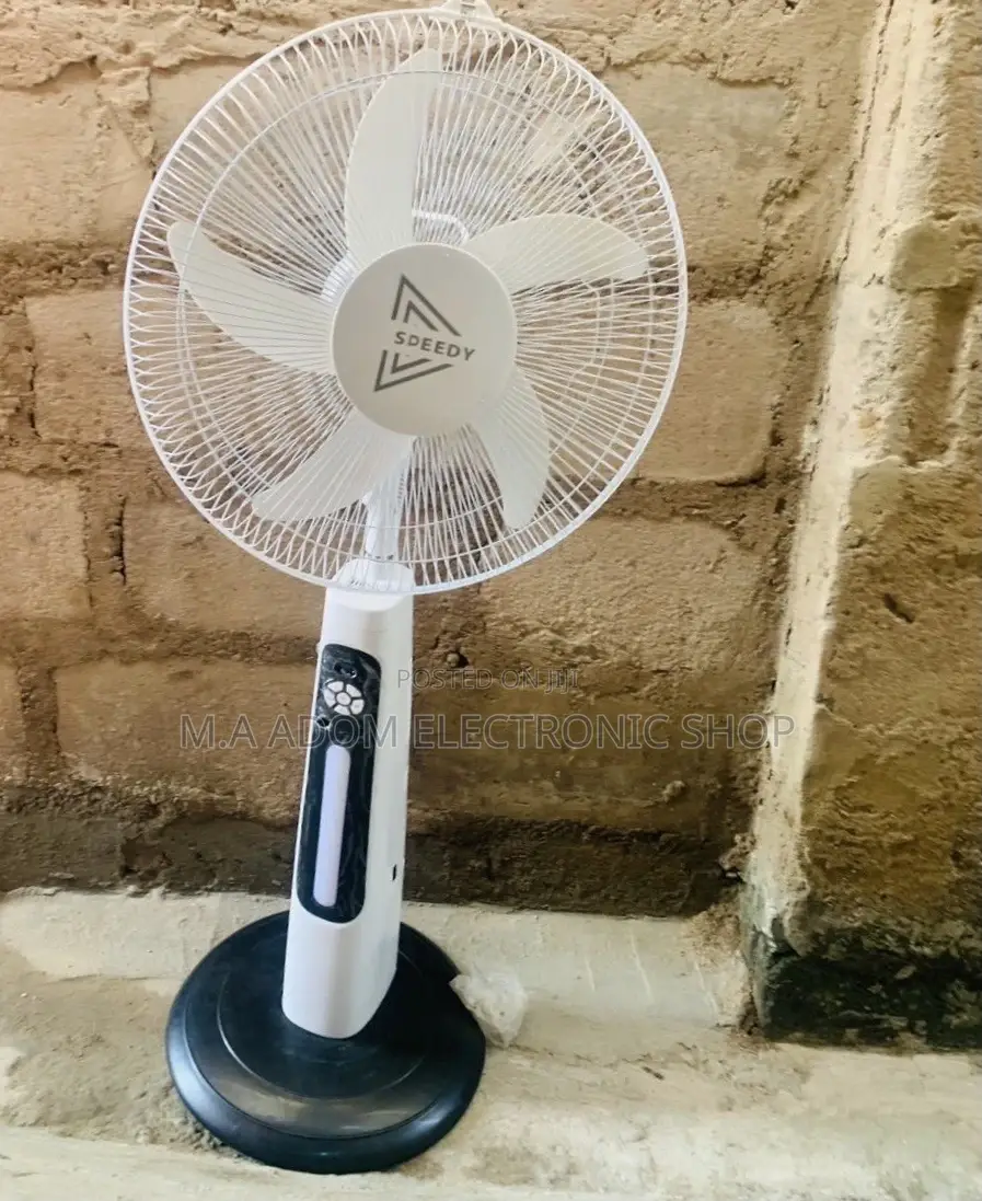 Fast Chilling Speedy Rechargeable Standing Fan.