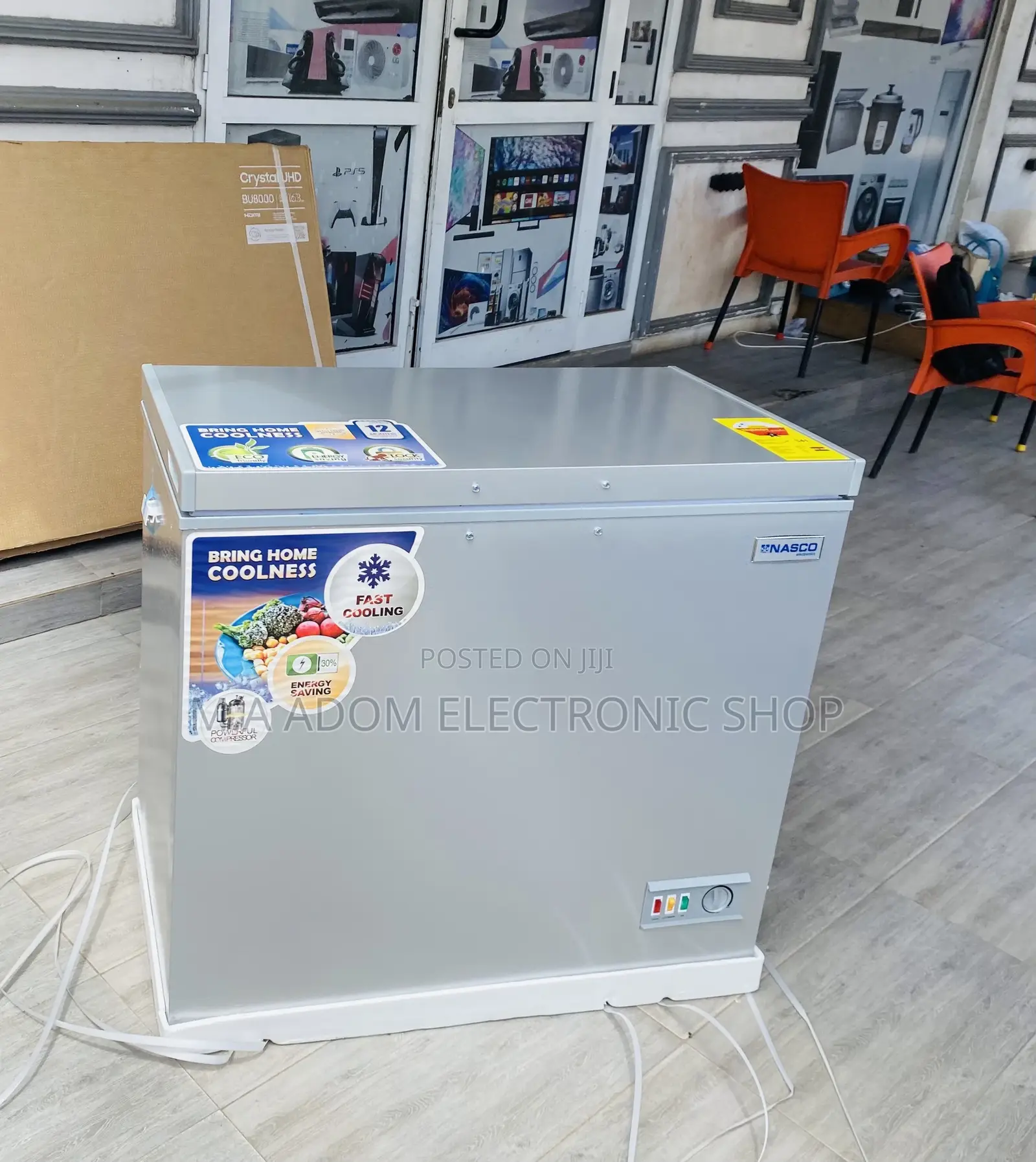 Energy Saving Nasco 1 Door Electric Chest Freezer(Nas 250).