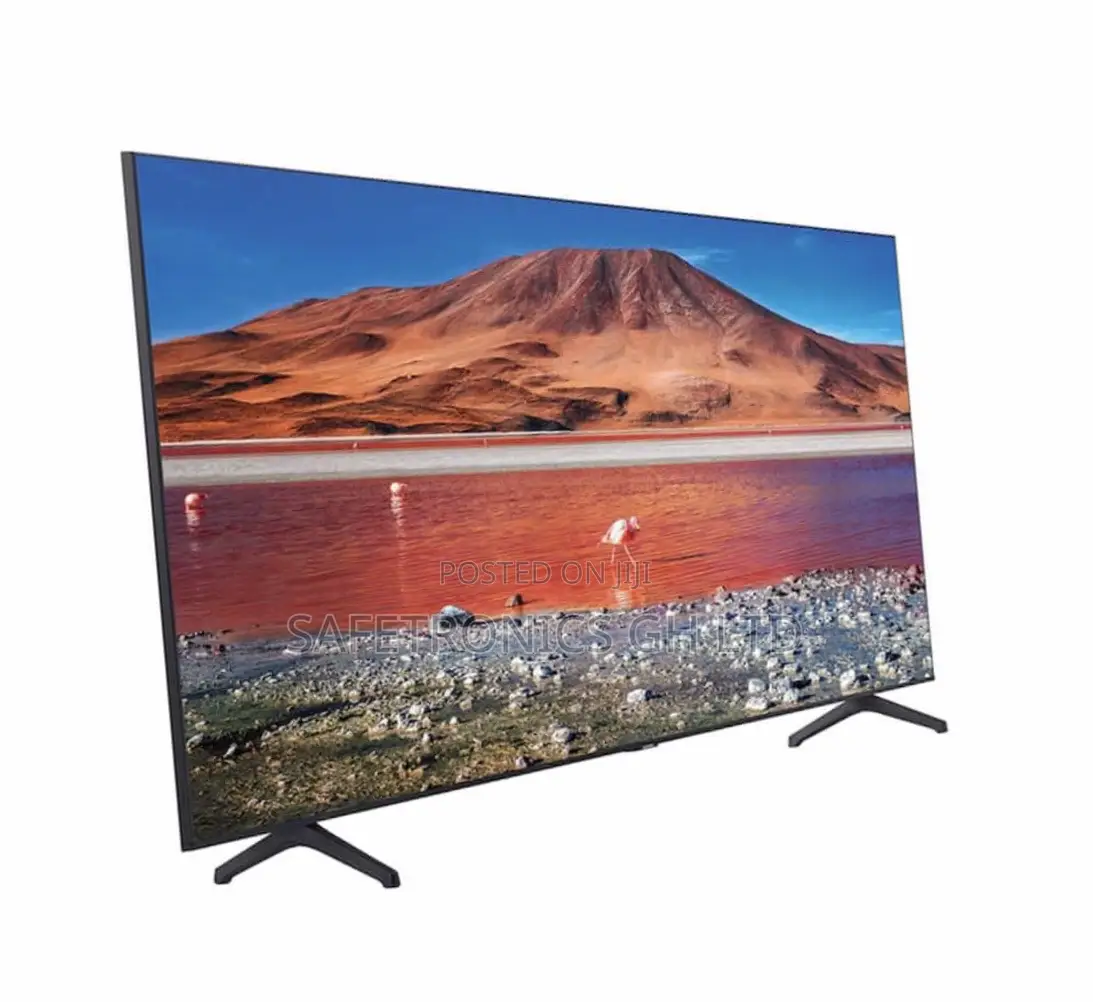 Cu80 65 Inches Glossy Led Smart Electric Samsung Black Tv