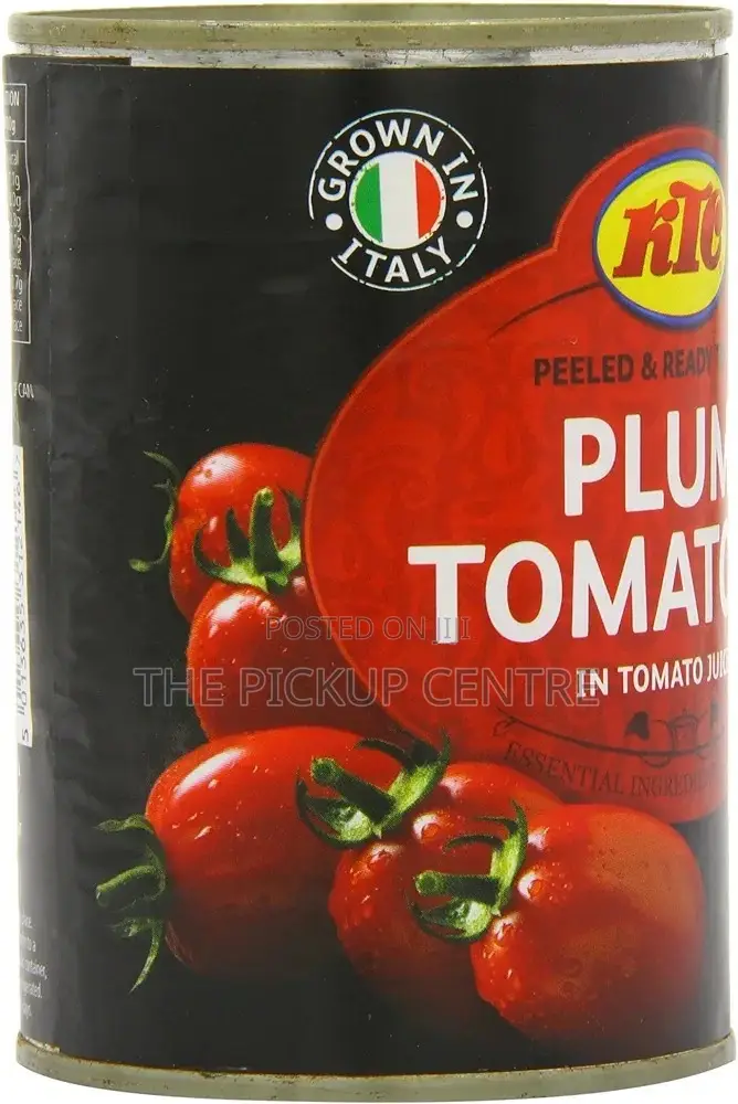 KTC Peeled Plum Tomatoes 400g (255 for Pack of 12)