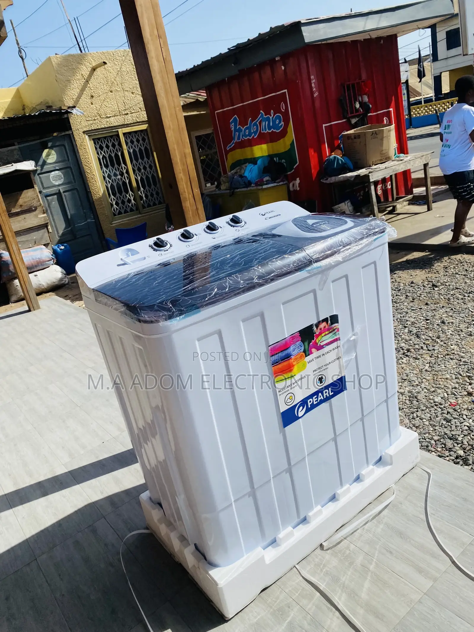 Top Load Semi-Automatic Pearl 18kg Washing Machine.