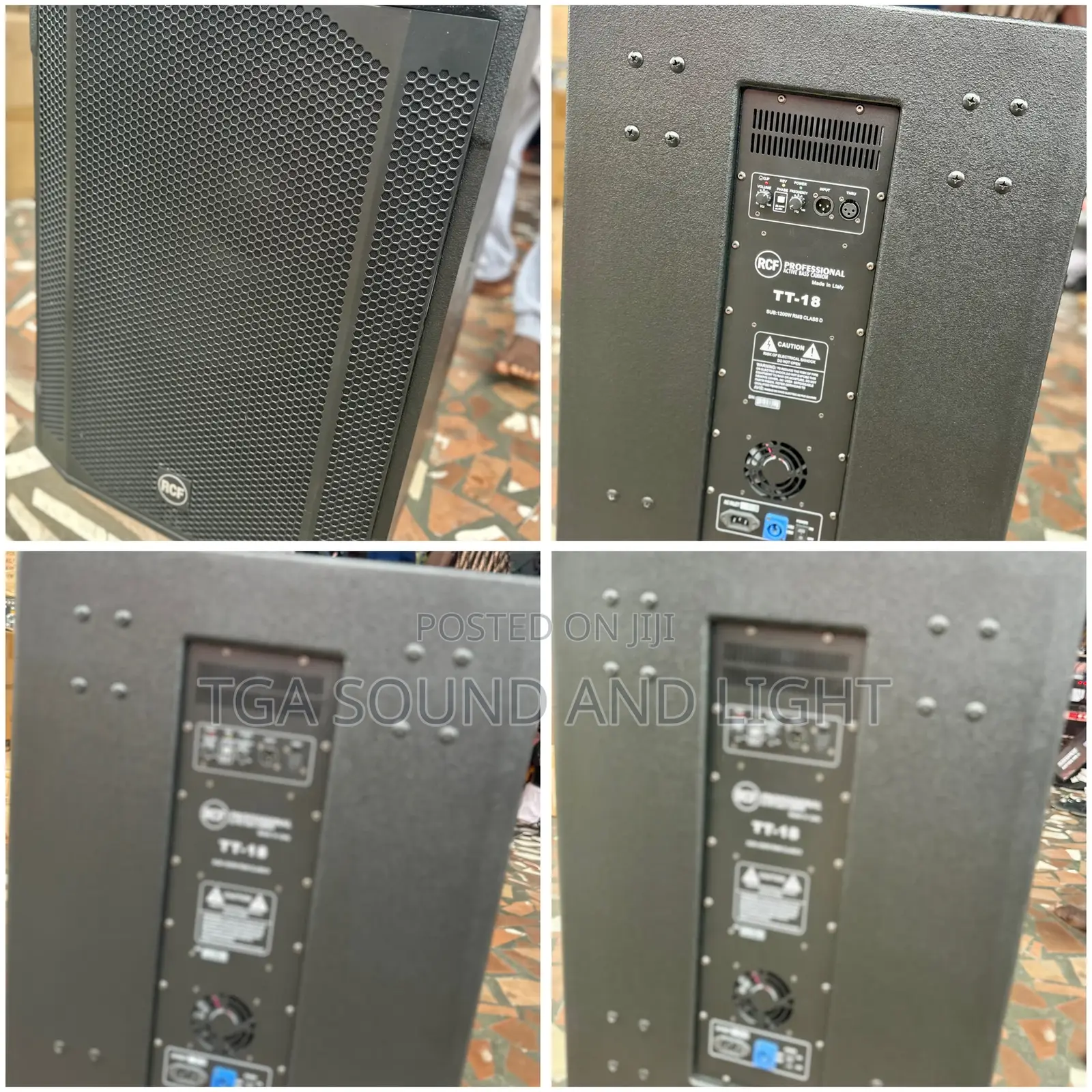 RCF TT-18 Active Bass Speaker - Pair