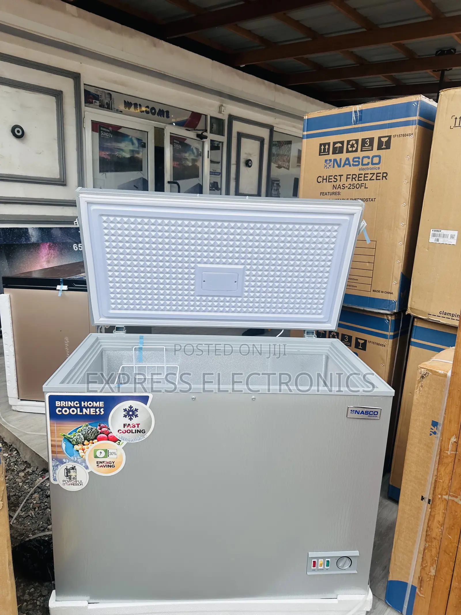 The Current New Chest Freezer Single Door 200L Nasco