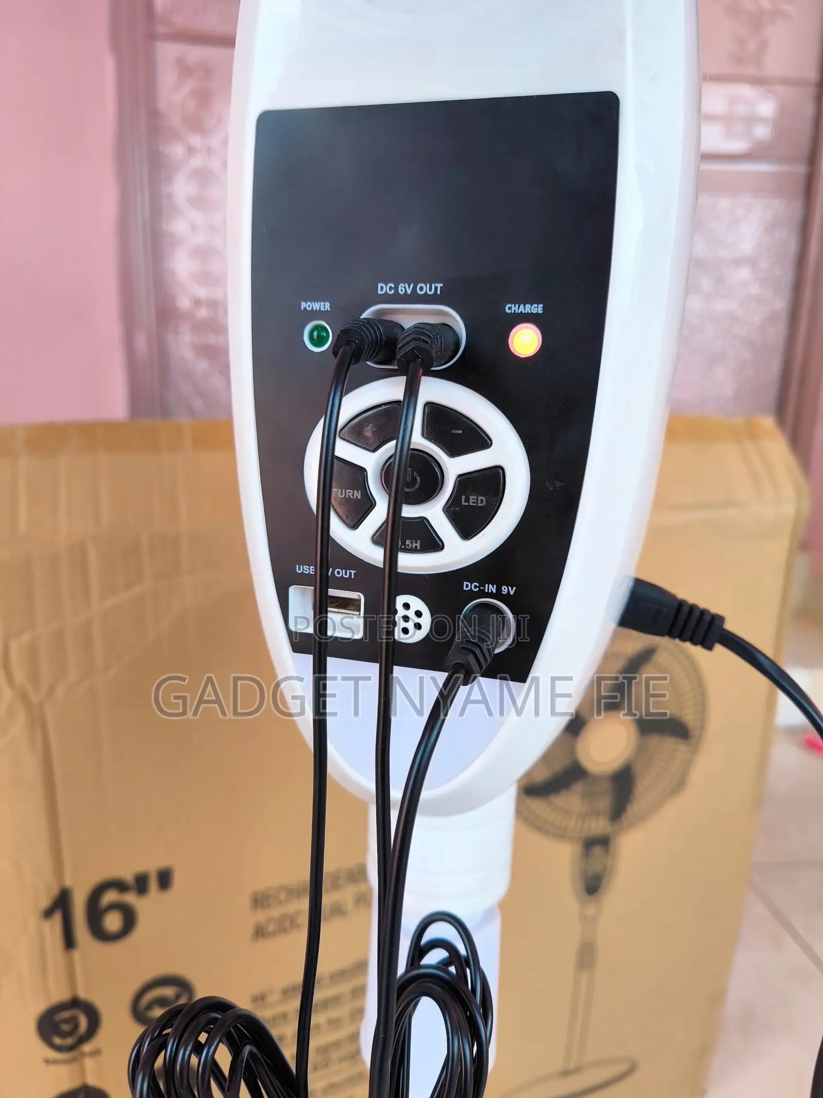 Solar Fan With Remote Control - 16 Inches