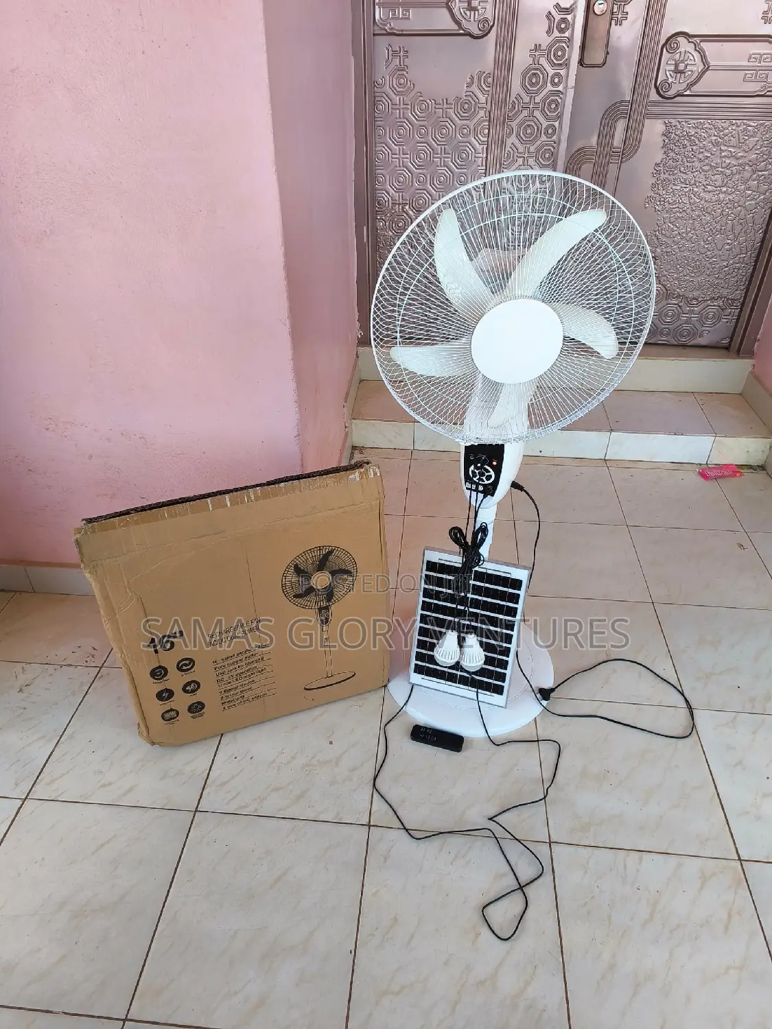 Solar Standing Fan